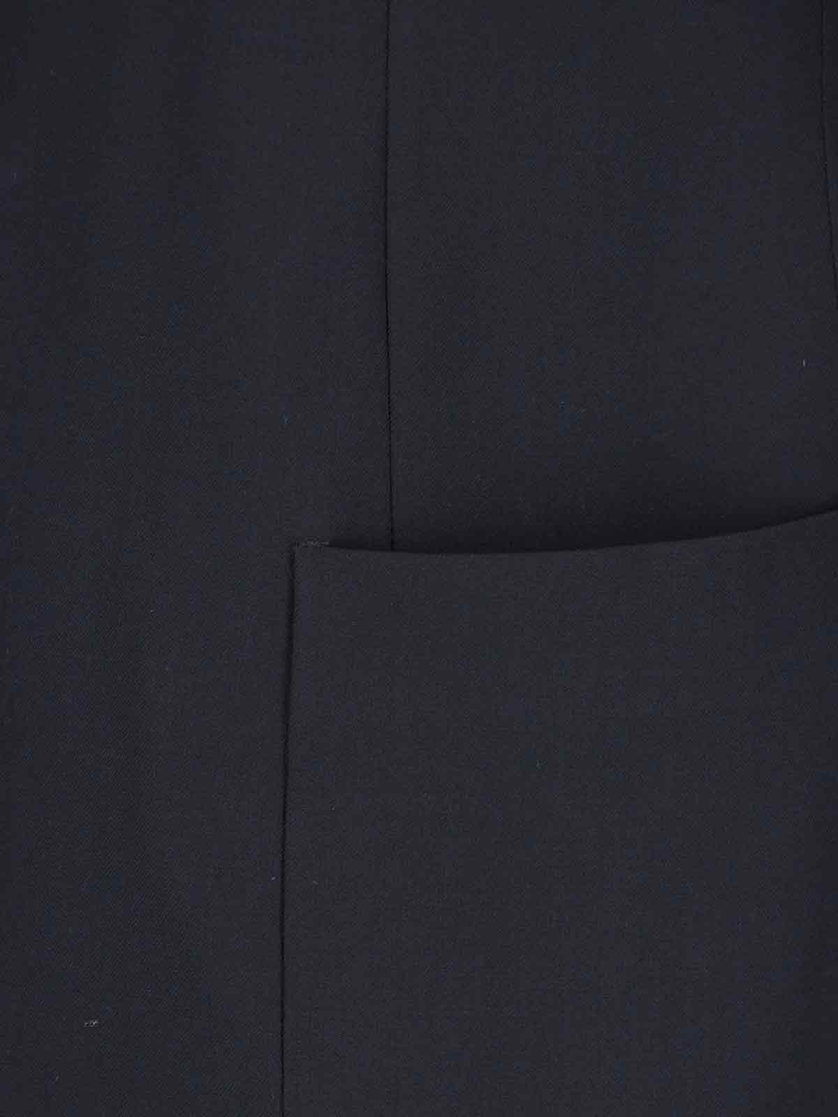 Giorgio Armani Tailored Jacket Front Pockets In Blue