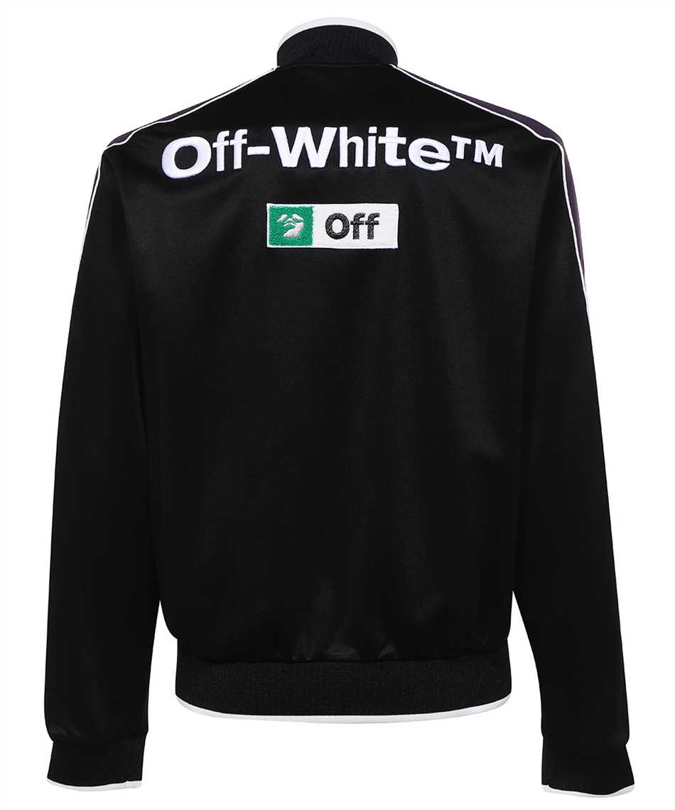 Shop Off-white Full Zip Hoodie In Black
