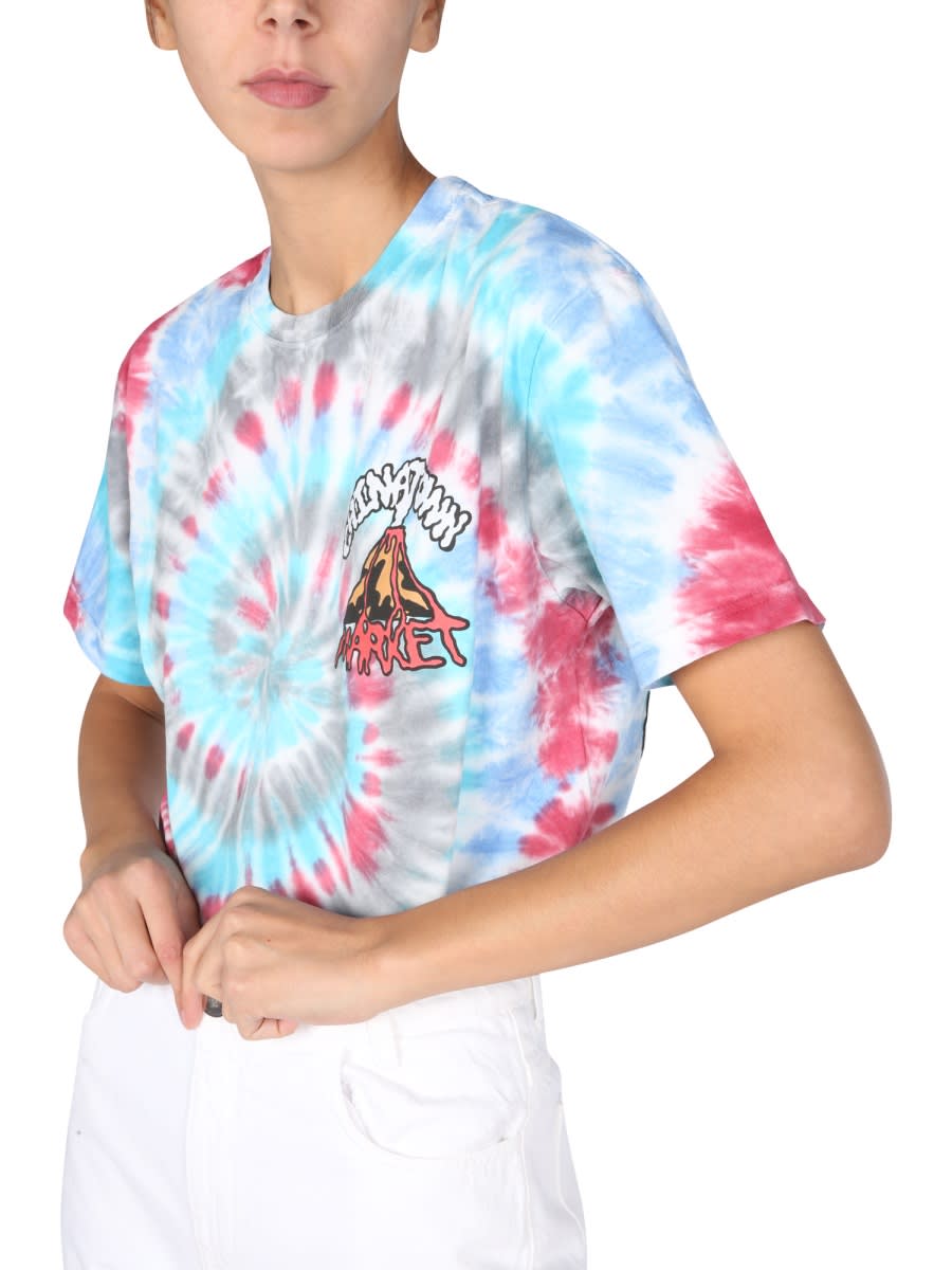 Shop Market 3d Print T-shirt In Multicolour