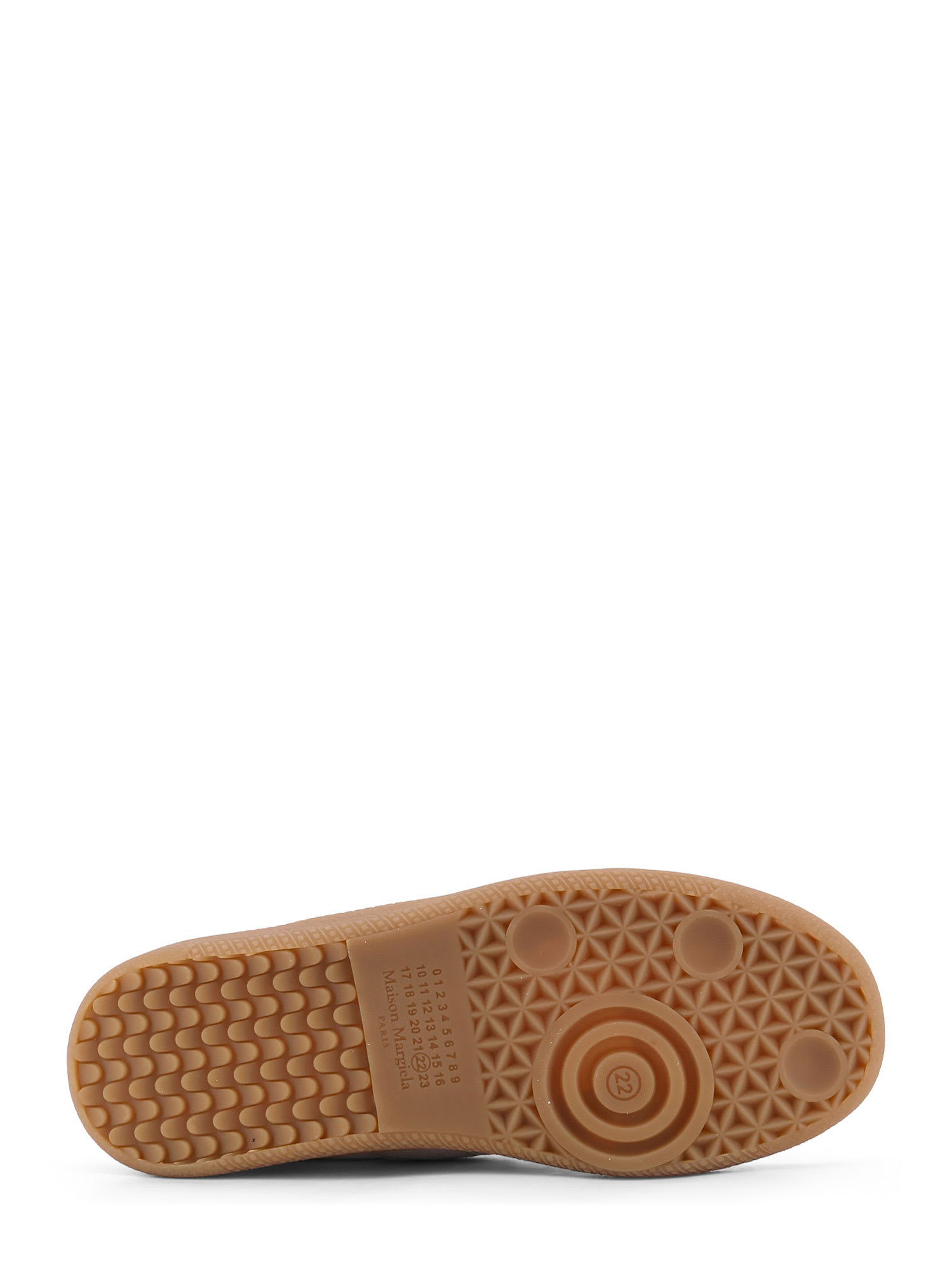 Maison Margiela Leather Sneakers In White