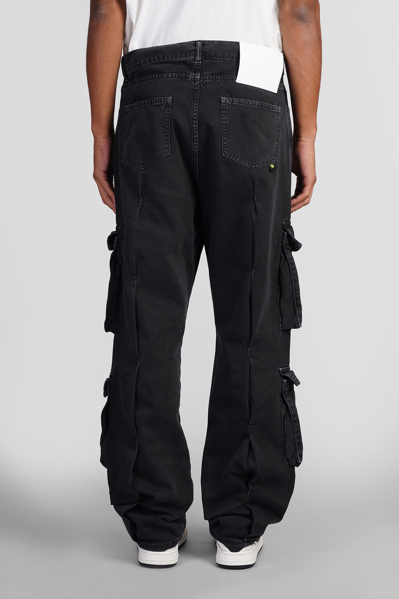 Shop Barrow Jeans In Black Cotton