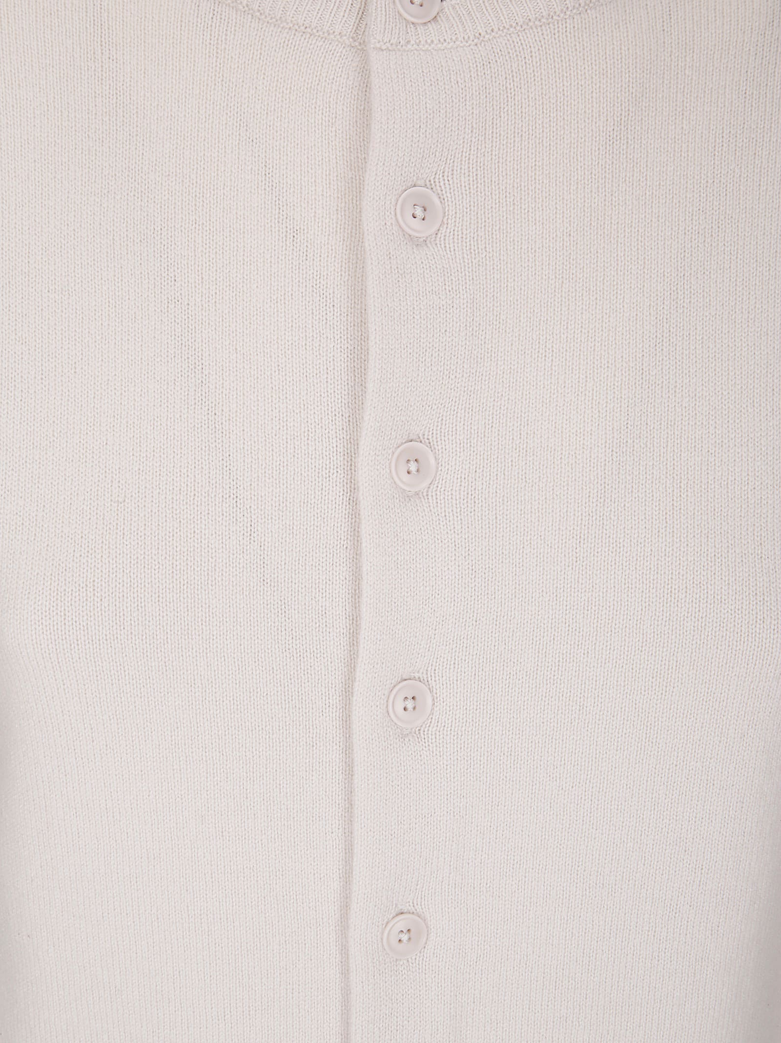 Extreme Cashmere Cashmere Crew Neck Cardigan In Neutral