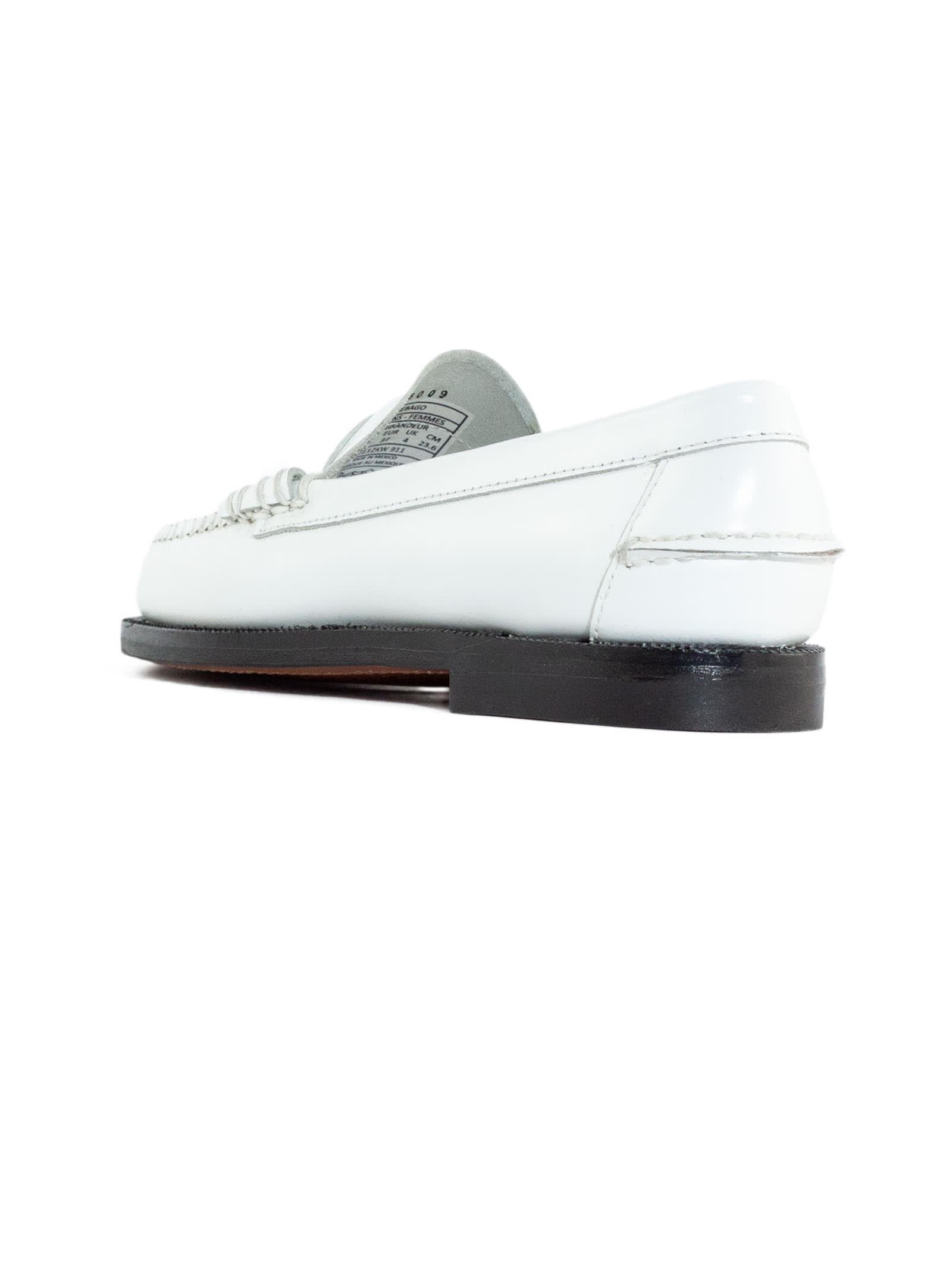 Sebago Moccasters In White