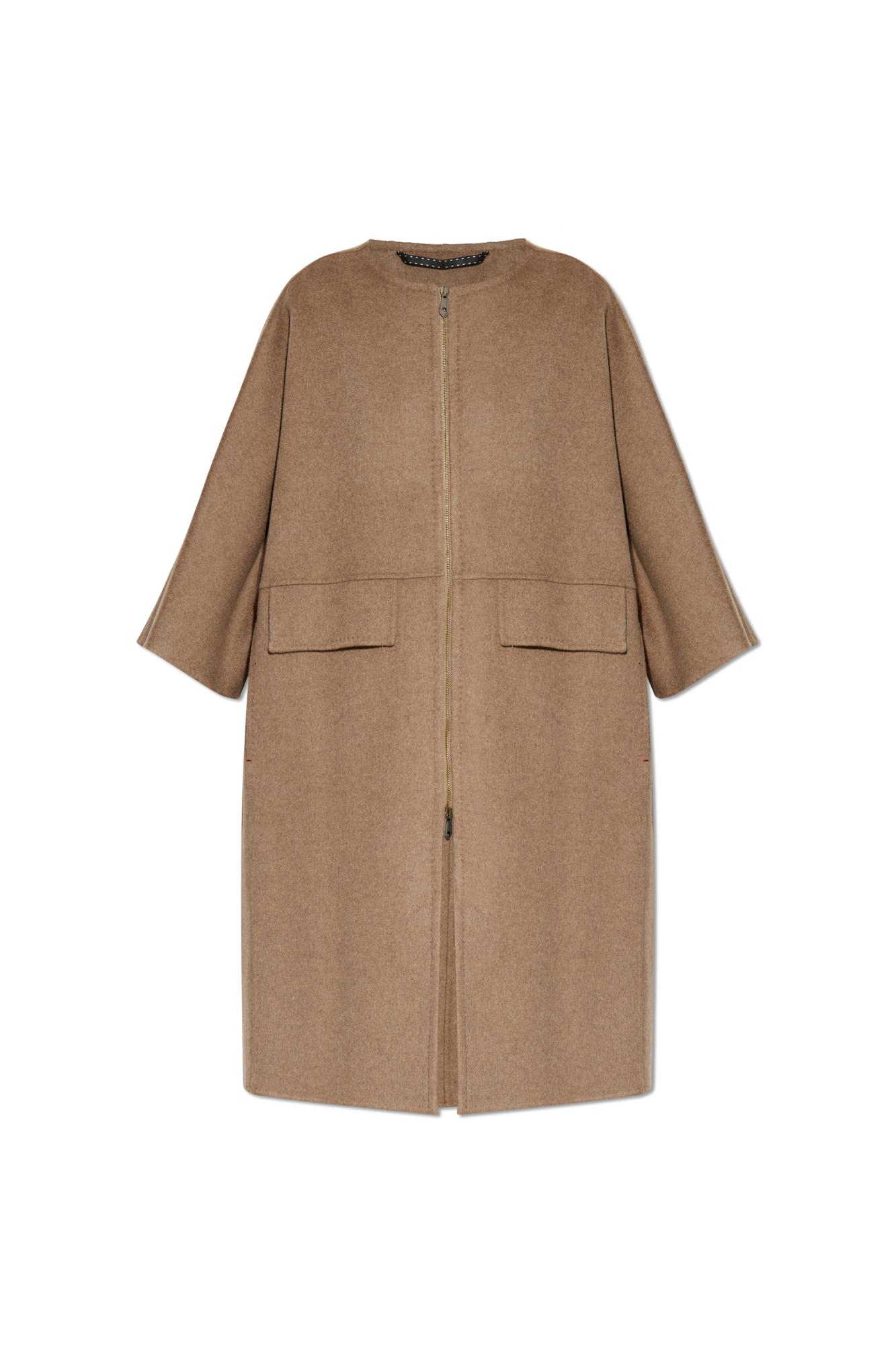 Max Mara Coat Amour In Gray