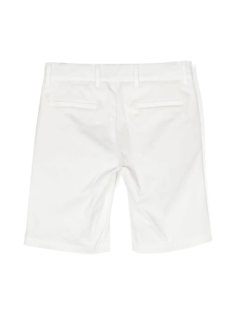 Shop Fay Tailored Bermuda Shorts In Cream