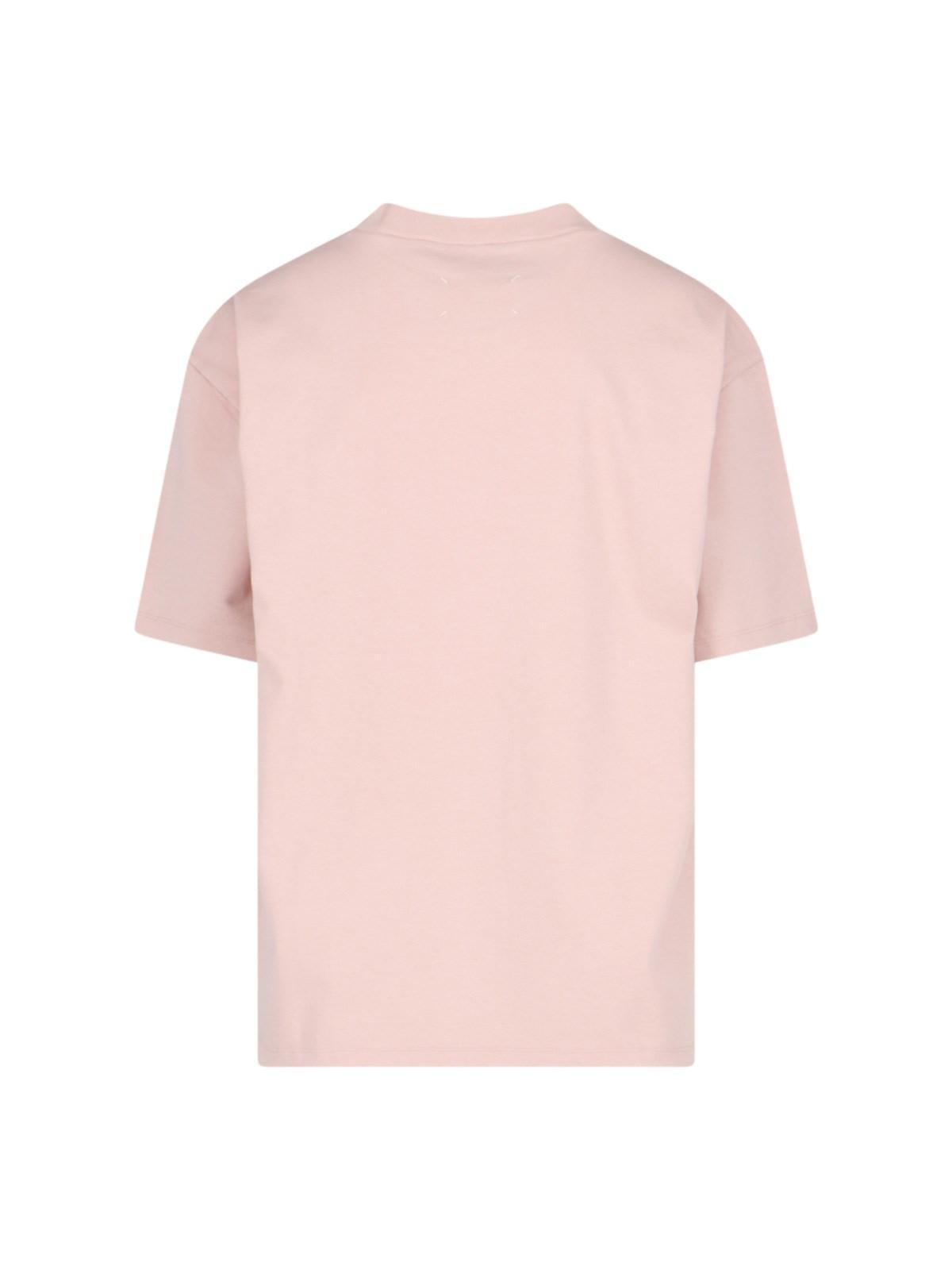 Shop Maison Margiela Logo Embroidery T-shirt