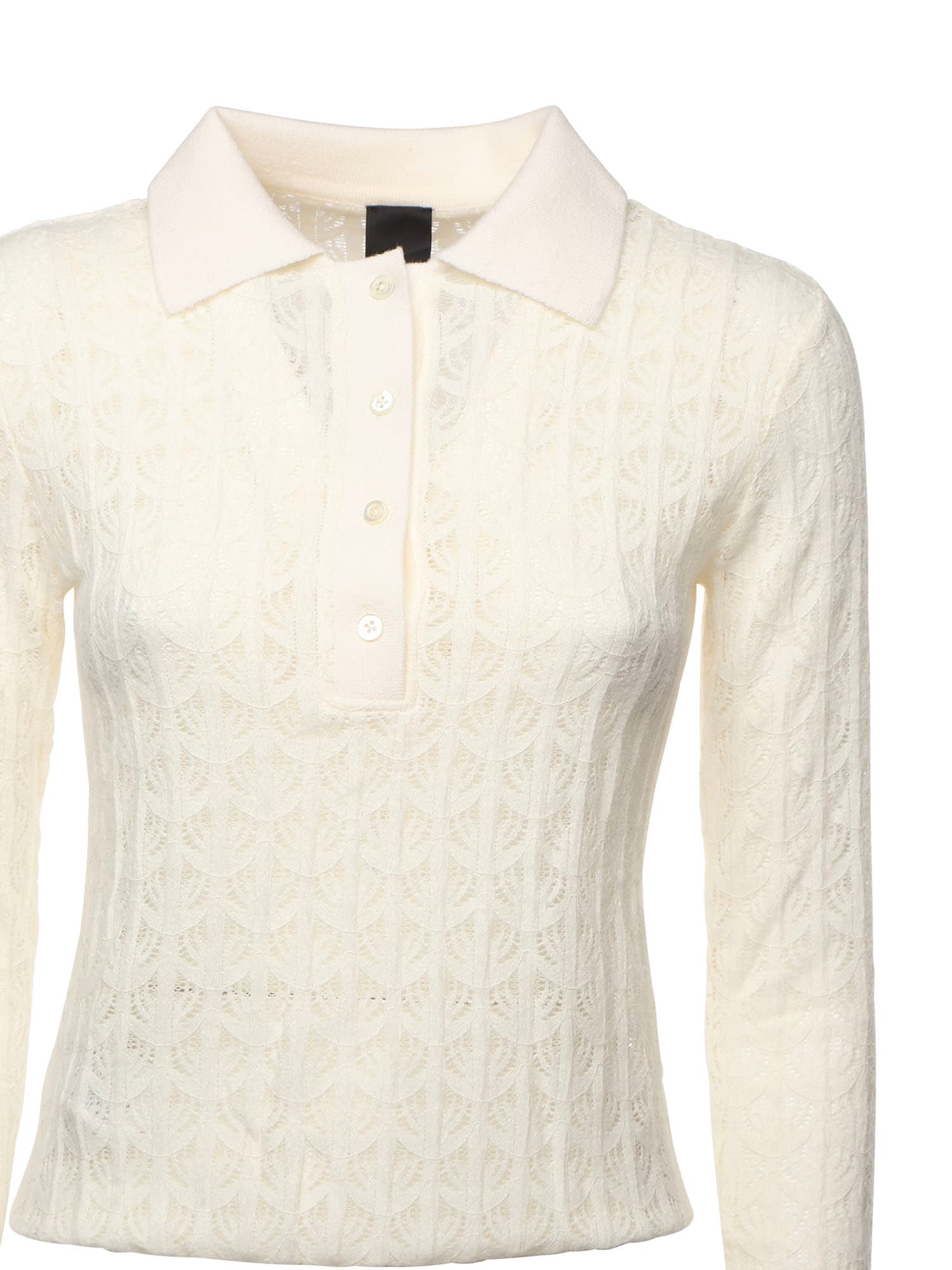 Pinko Lace Bodysuit In White