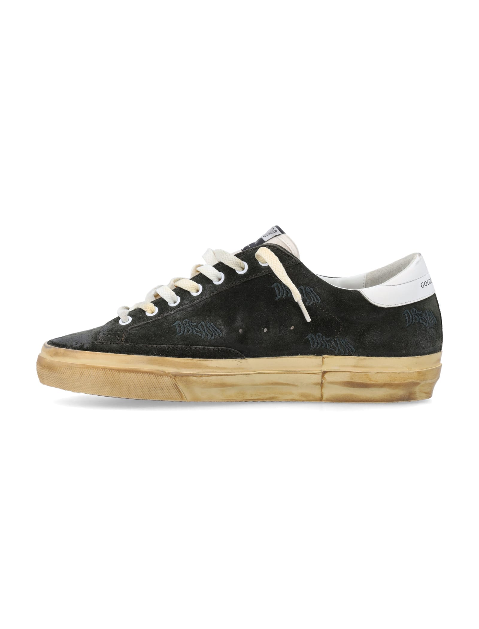 Shop Golden Goose Superstar Sneakers In Dark Green