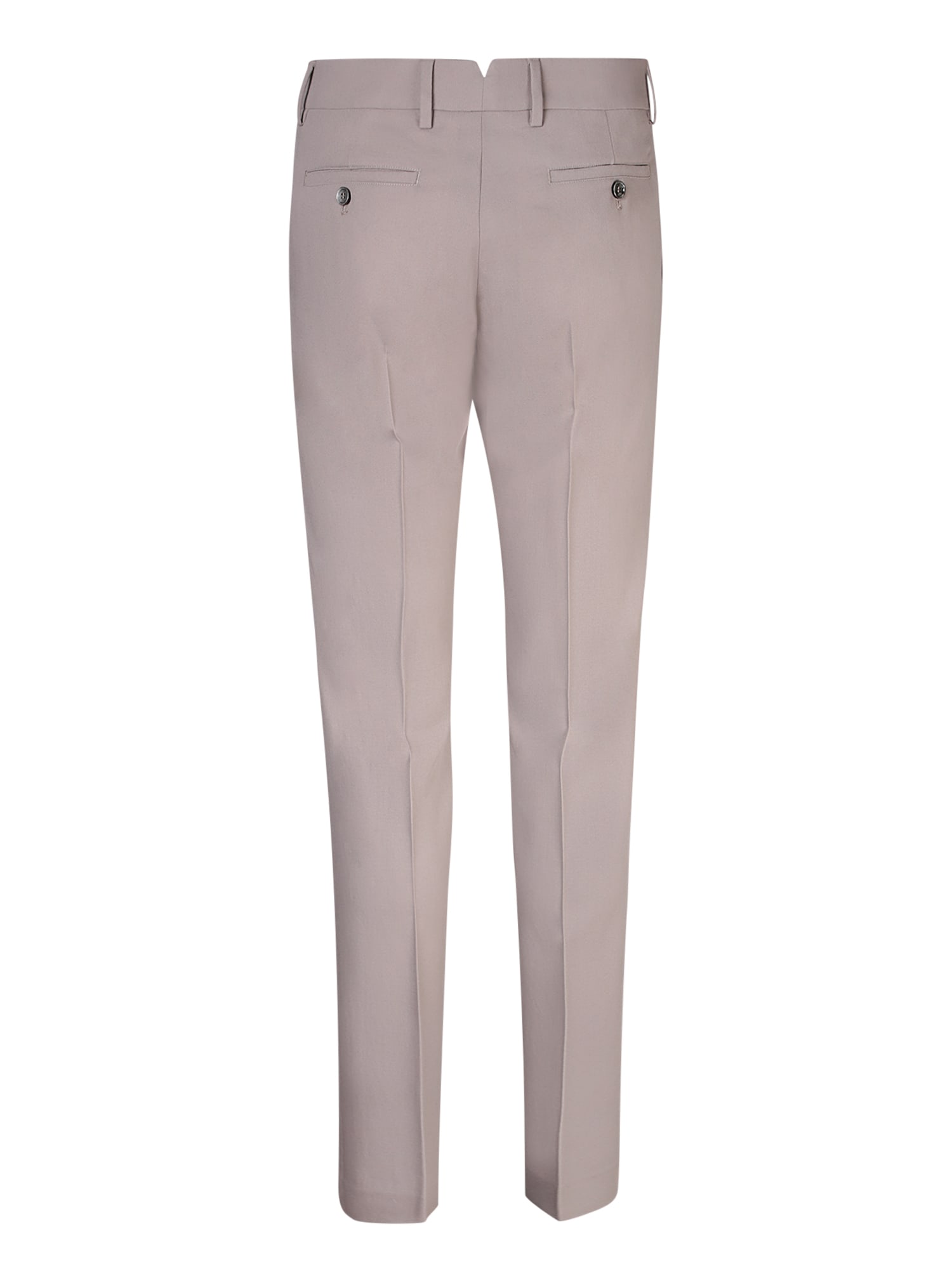 Shop Ami Alexandre Mattiussi Cigarette Beige Trousers