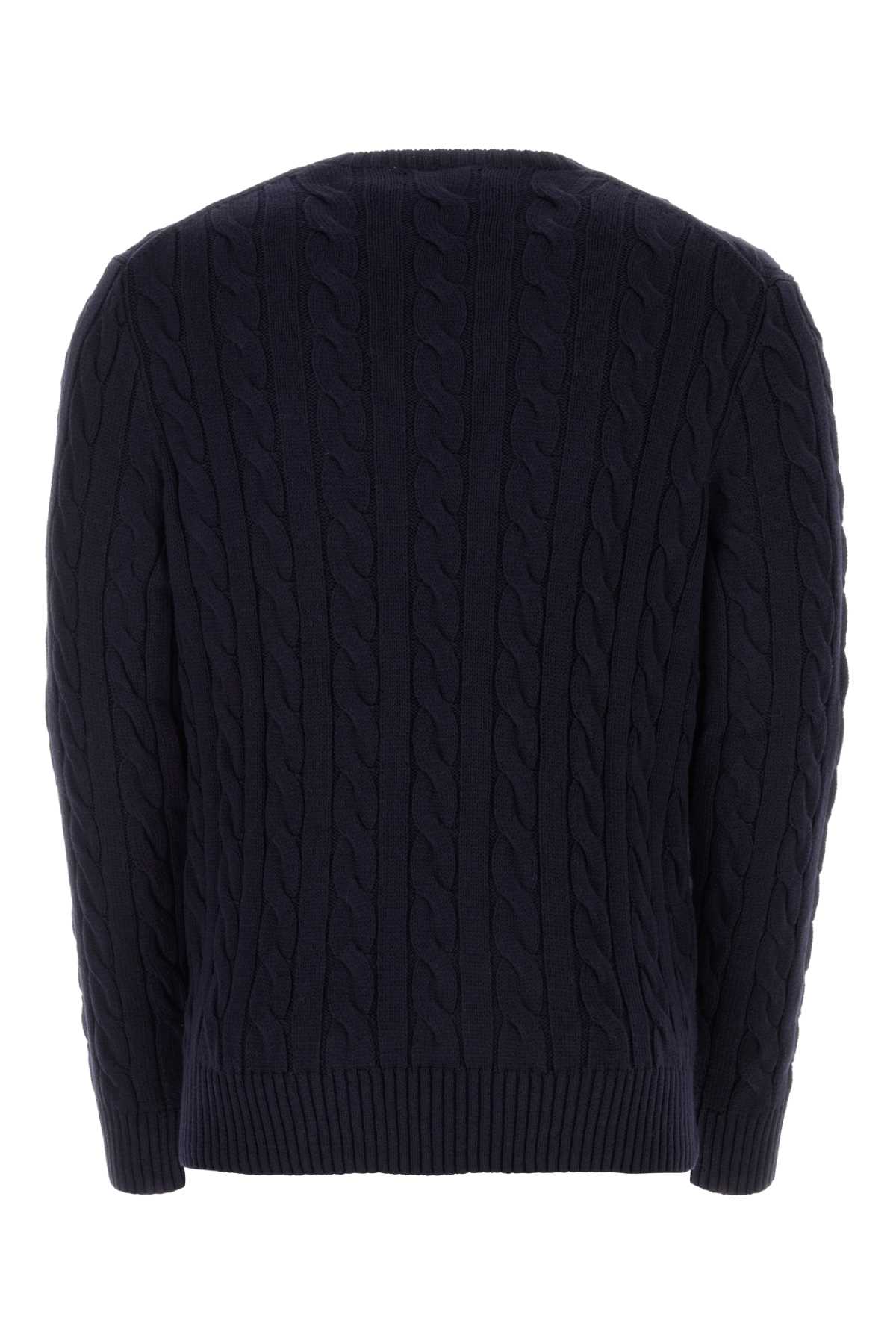 Polo Ralph Lauren Midnight Blue Cotton Sweater In 001