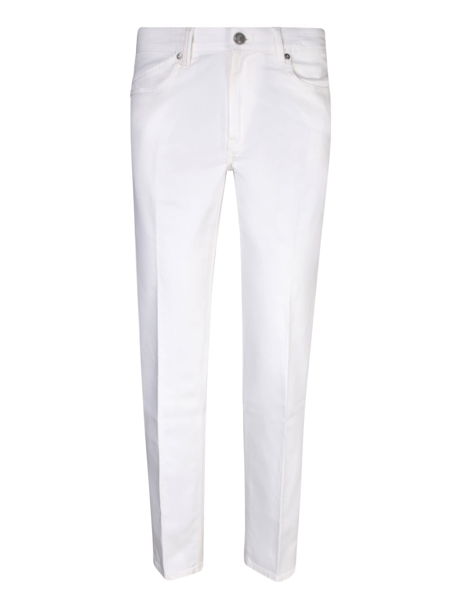 Shop Re-hash Rubens Trousers In Cream In White