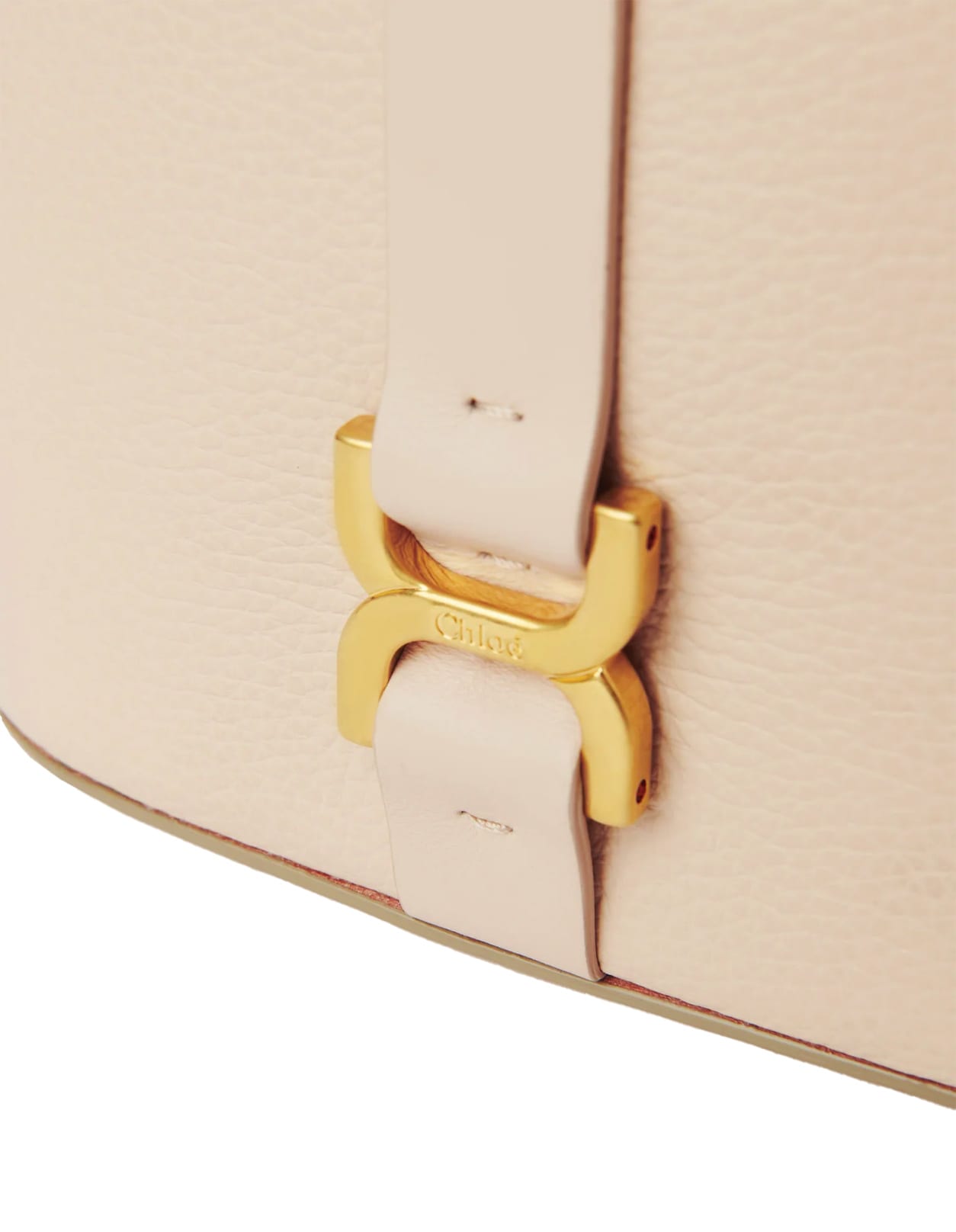 Shop Chloé Cement Pink Mini Marcie Vanity Bag