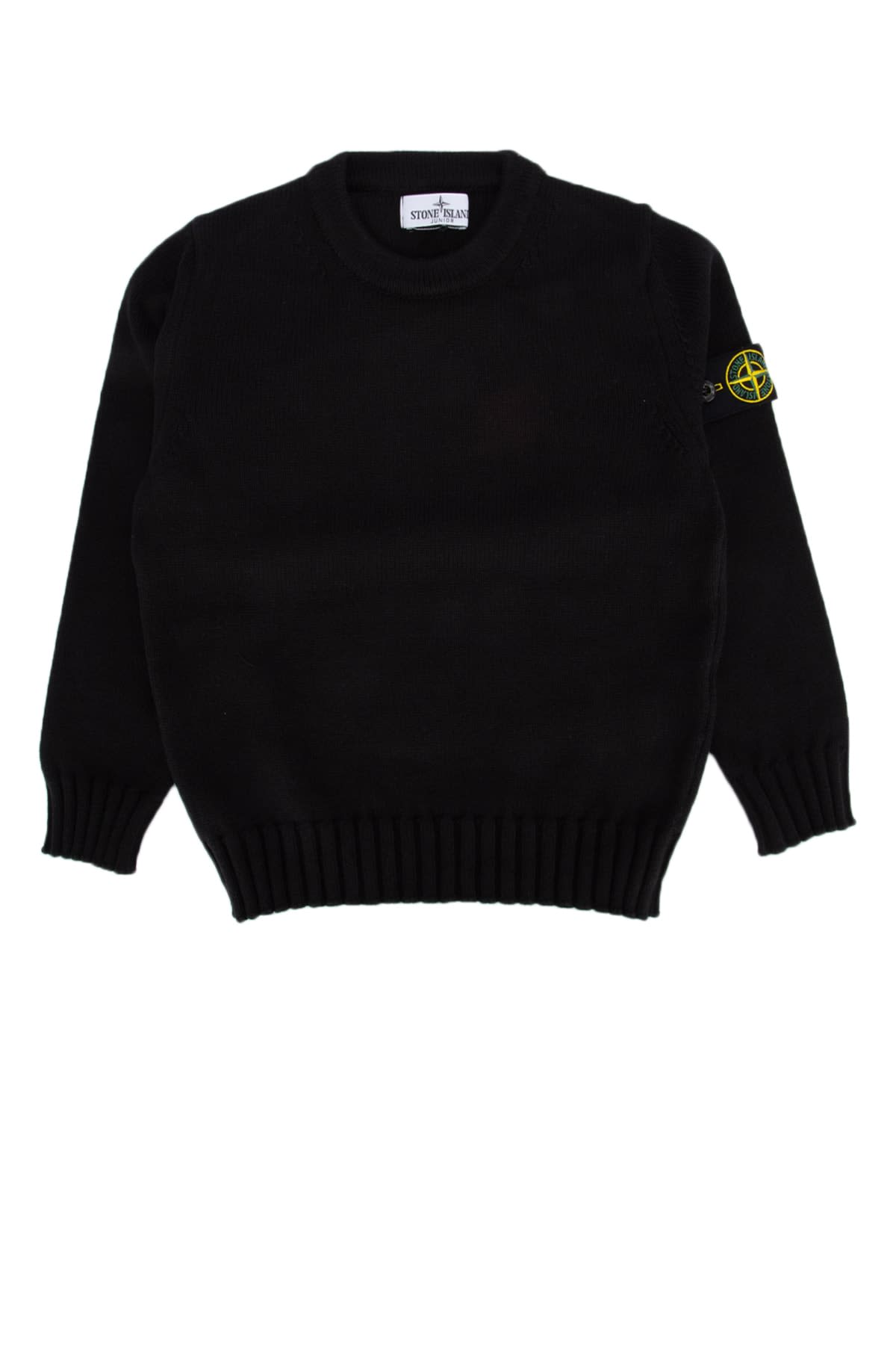 Stone Island Felpa In Black