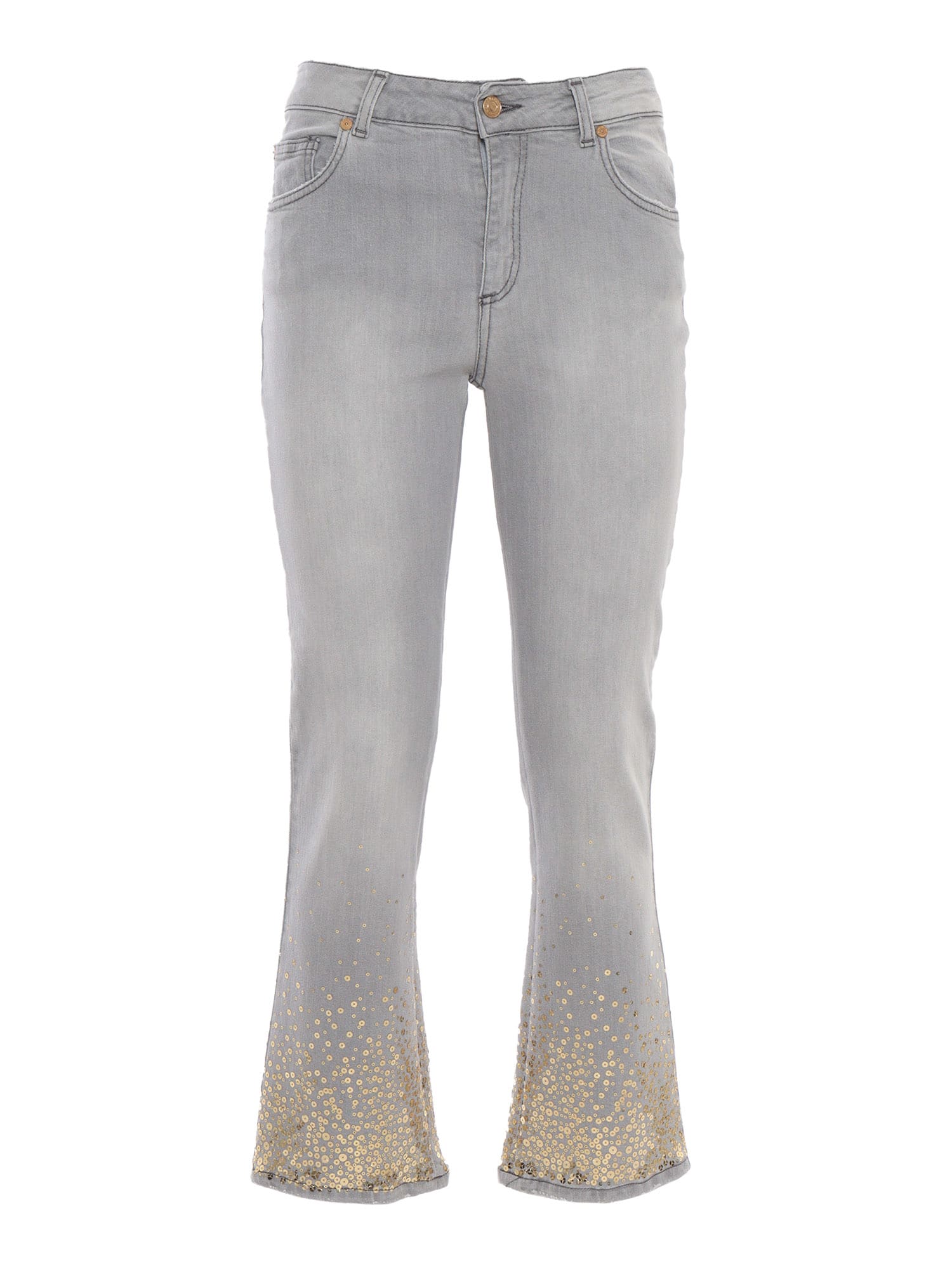 Ermanno Ermanno Scervino Jeans With Sequins In Grey