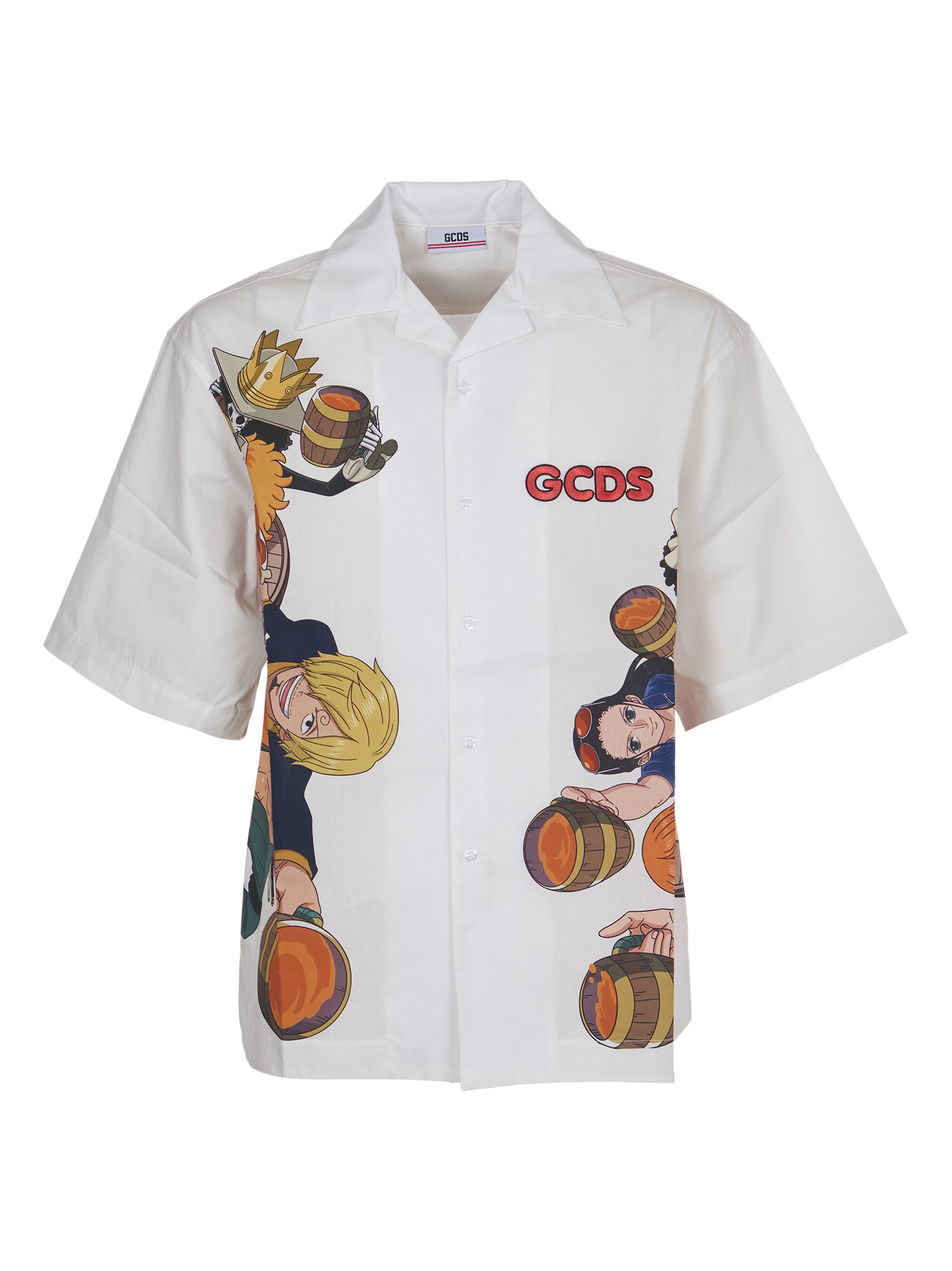 GCDS Bowling Shirt With Luffys Print