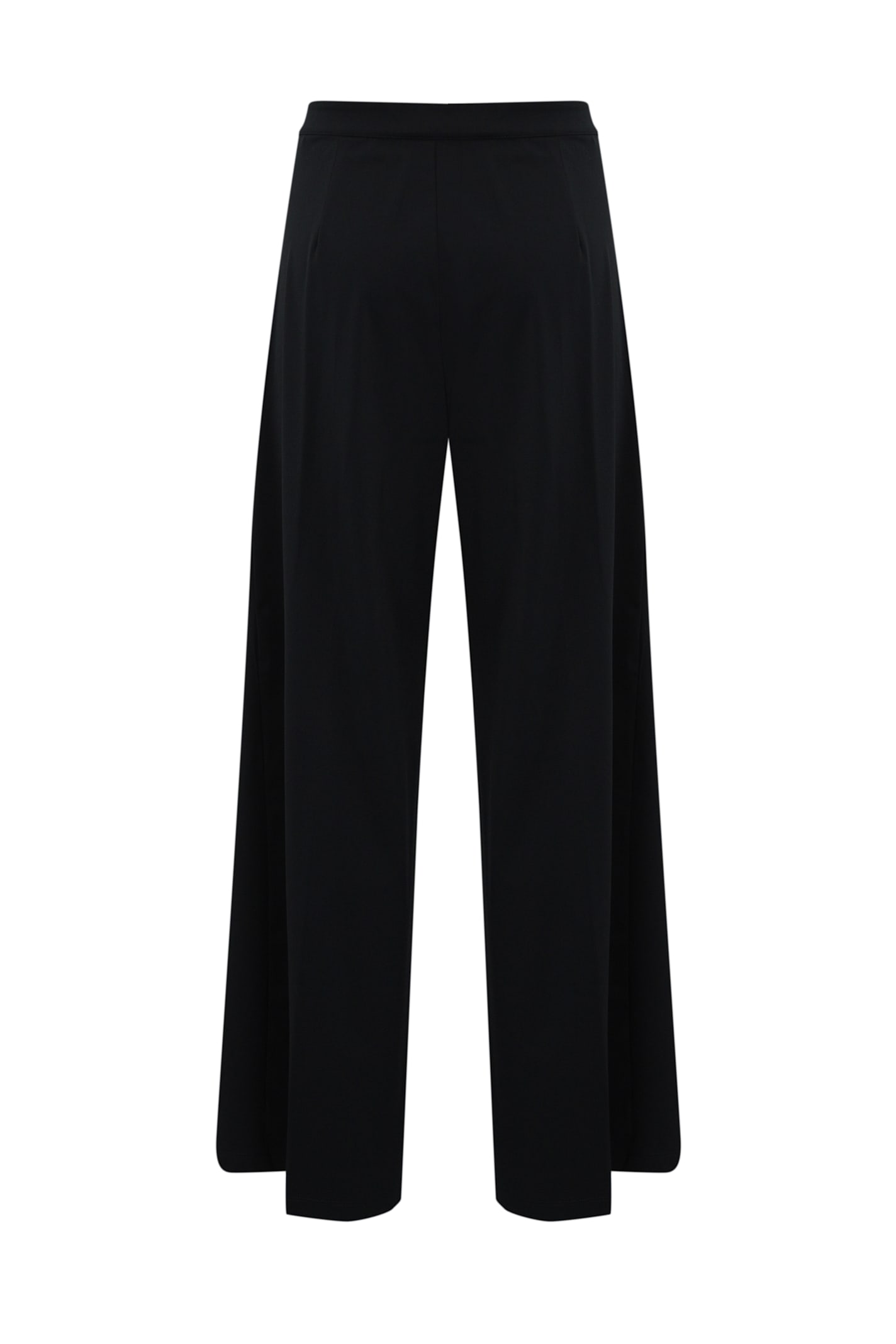Max Mara Pantalone Ribes In Jersey Tecnico Blu In Blu