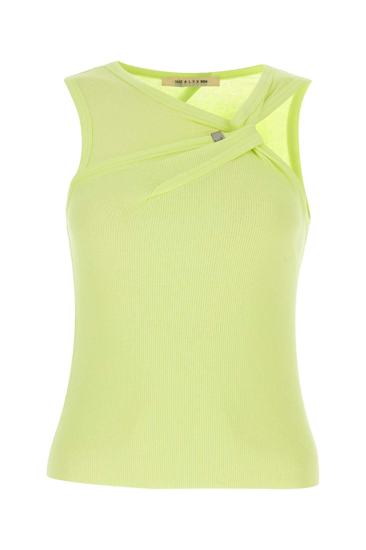 Fluo Yellow Cotton T-top