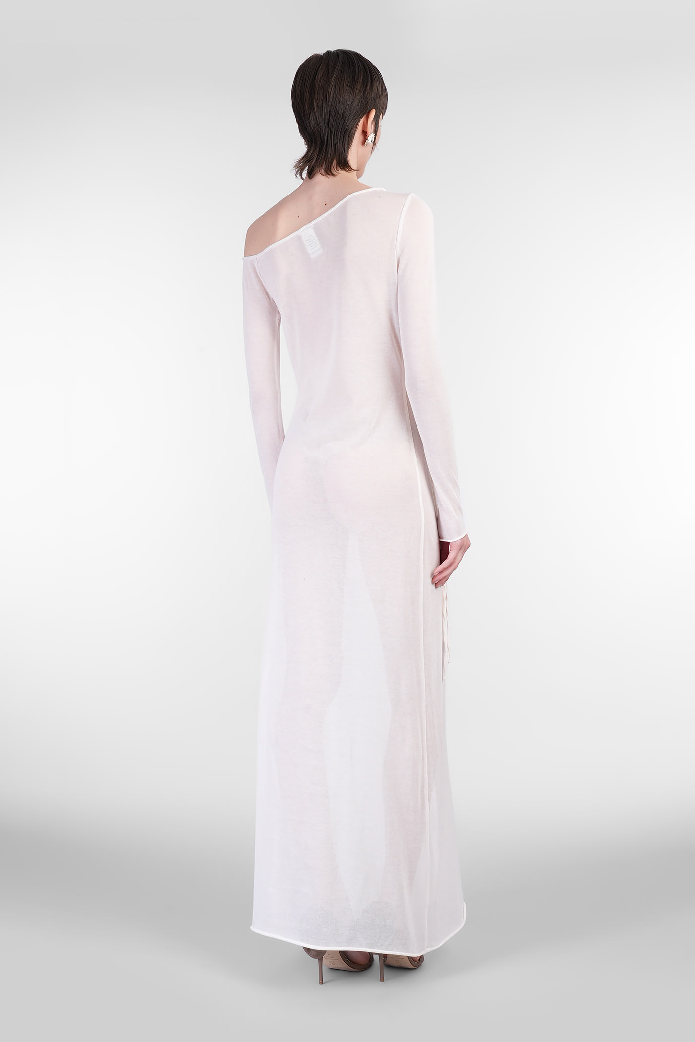 Nué Hydra Dress Woman In Rose-pink Cotton