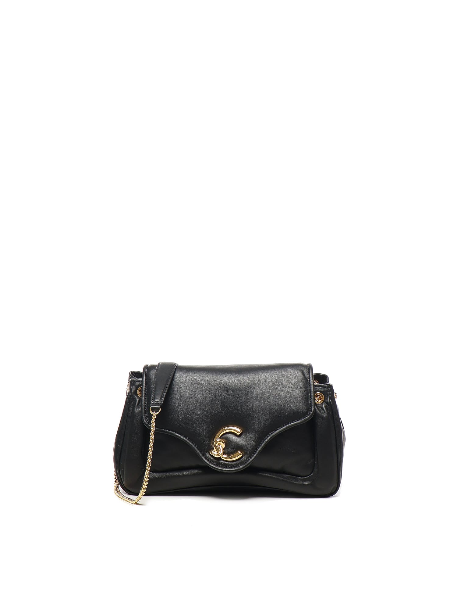 Coccinelle C-me Fluffy Bag In Black