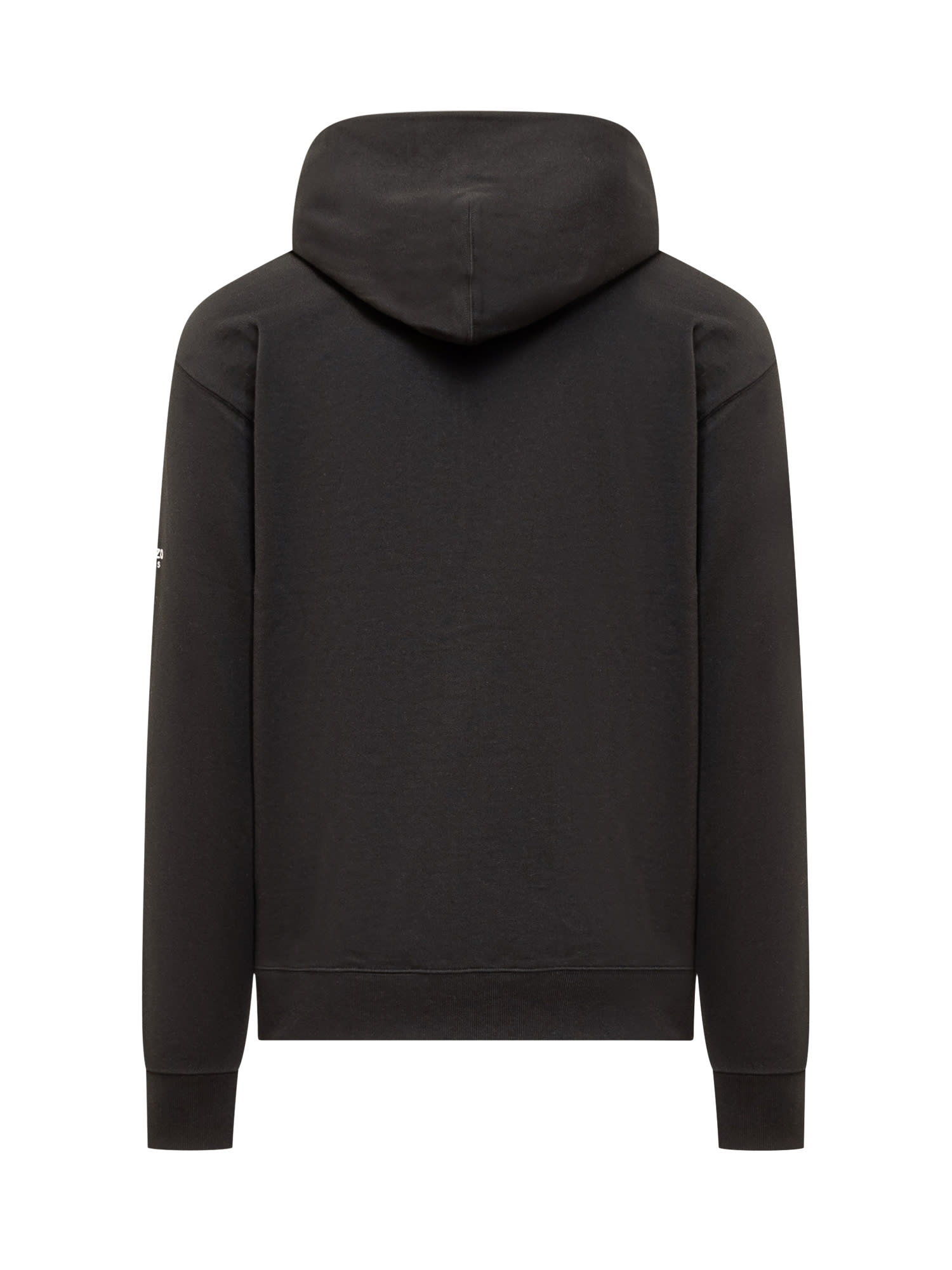 Shop Kenzo Hoodie With Logo In Black