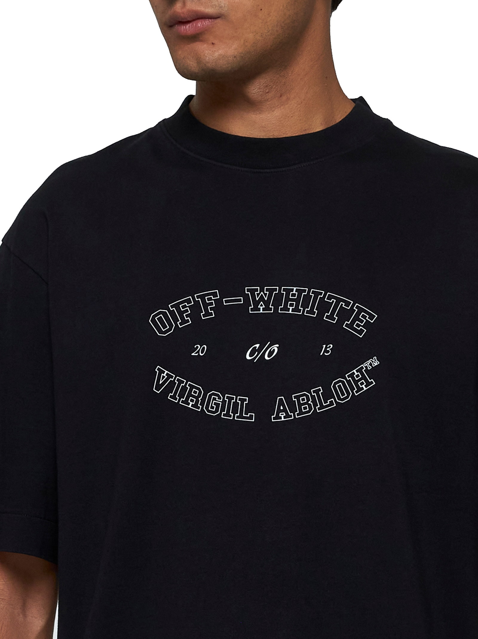 Shop Off-white T-shirt In Back White