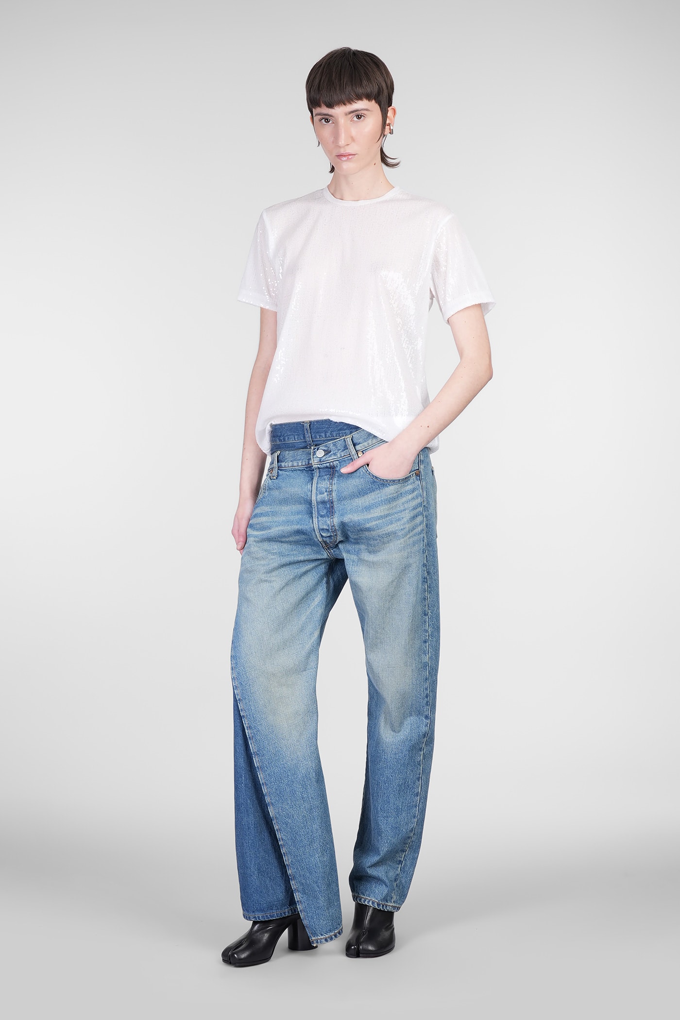 Junya Watanabe T-shirt In White Polyester