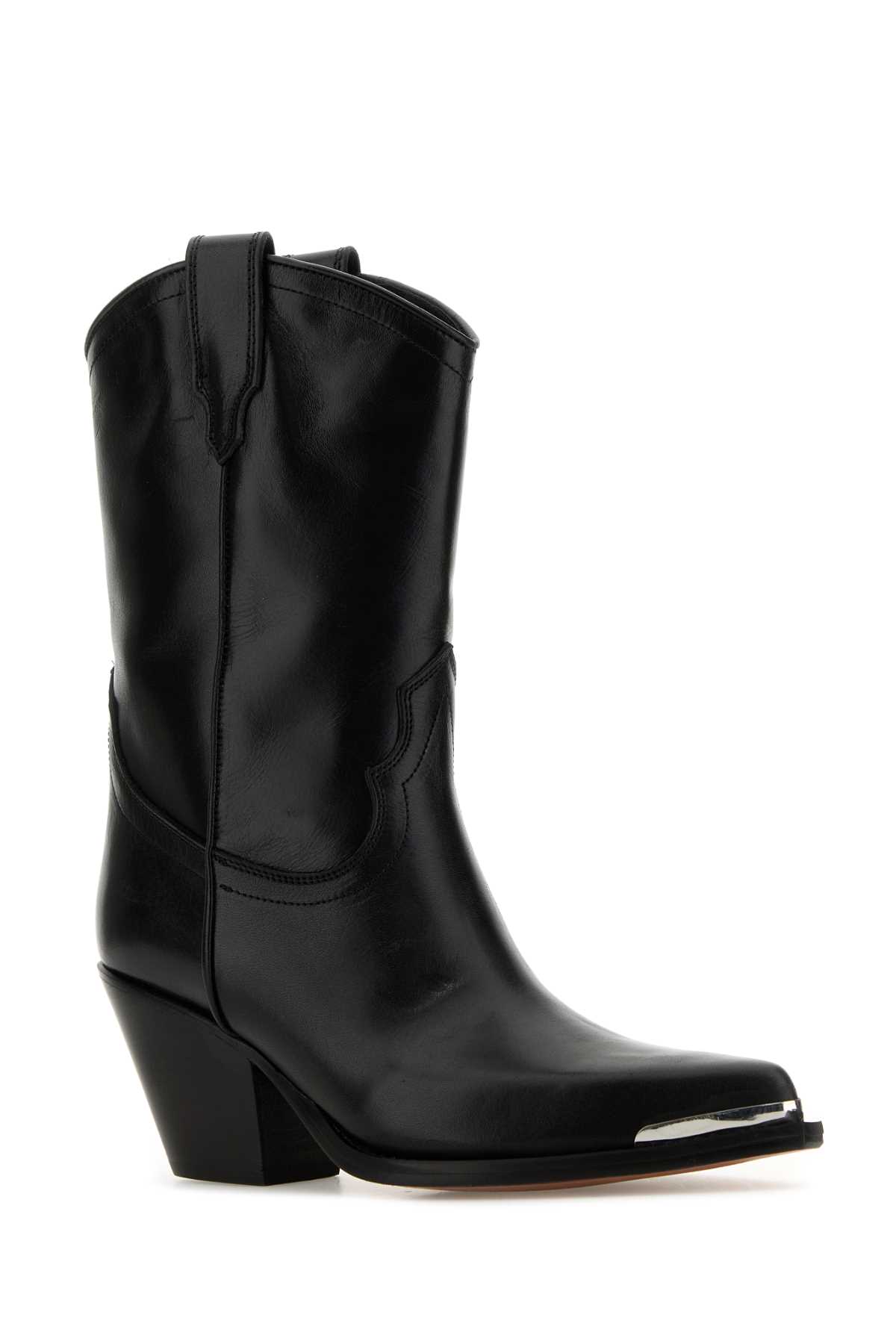 Shop Sonora Black Leather Clara Ankle Boots