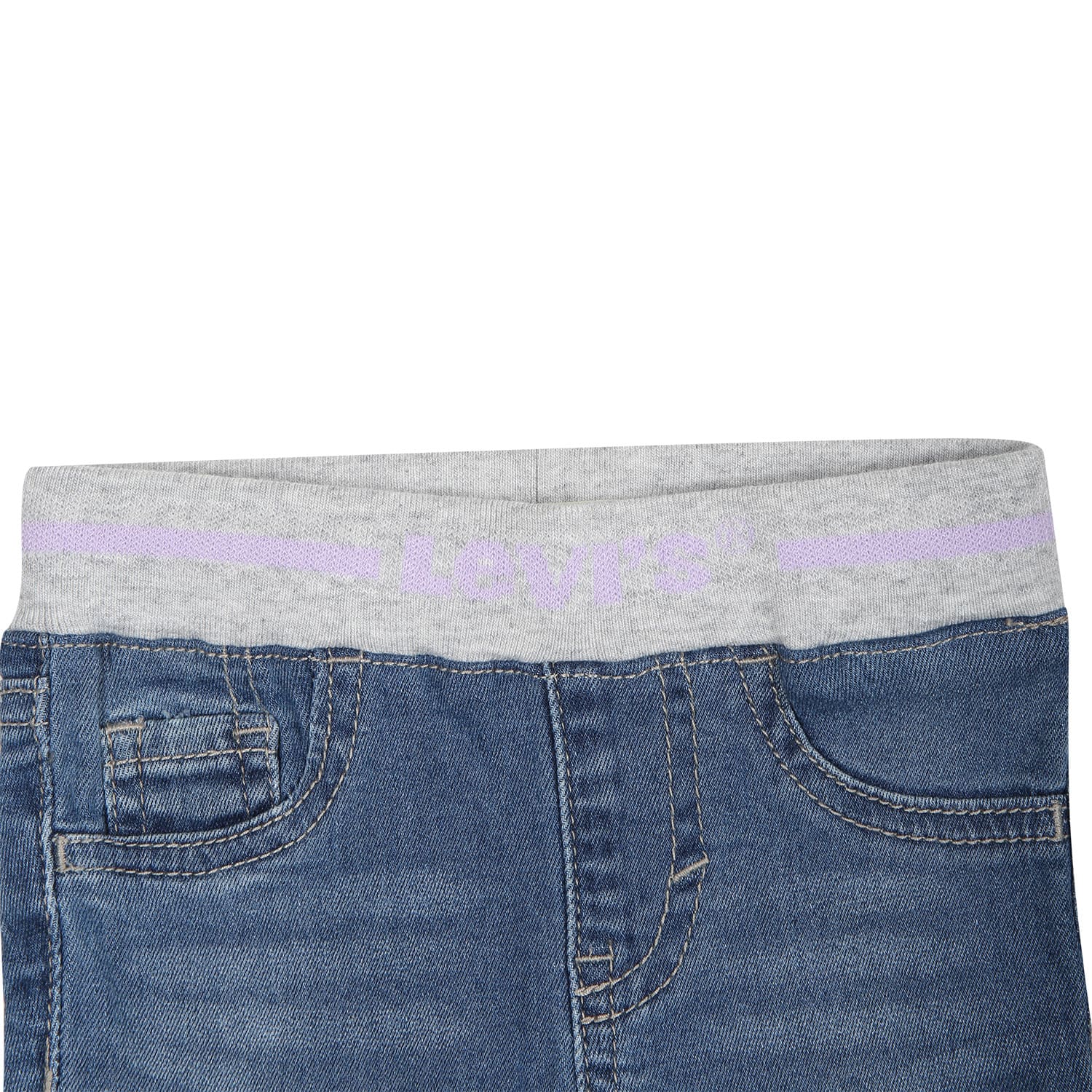 Shop Levi's Denim Jeans For Baby Boy With Logo Patch