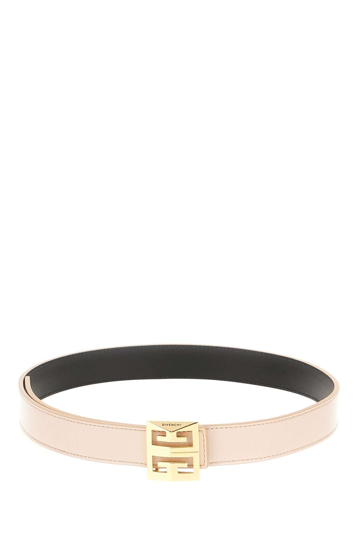 Givenchy Powder Pink Leather Belt In Skin