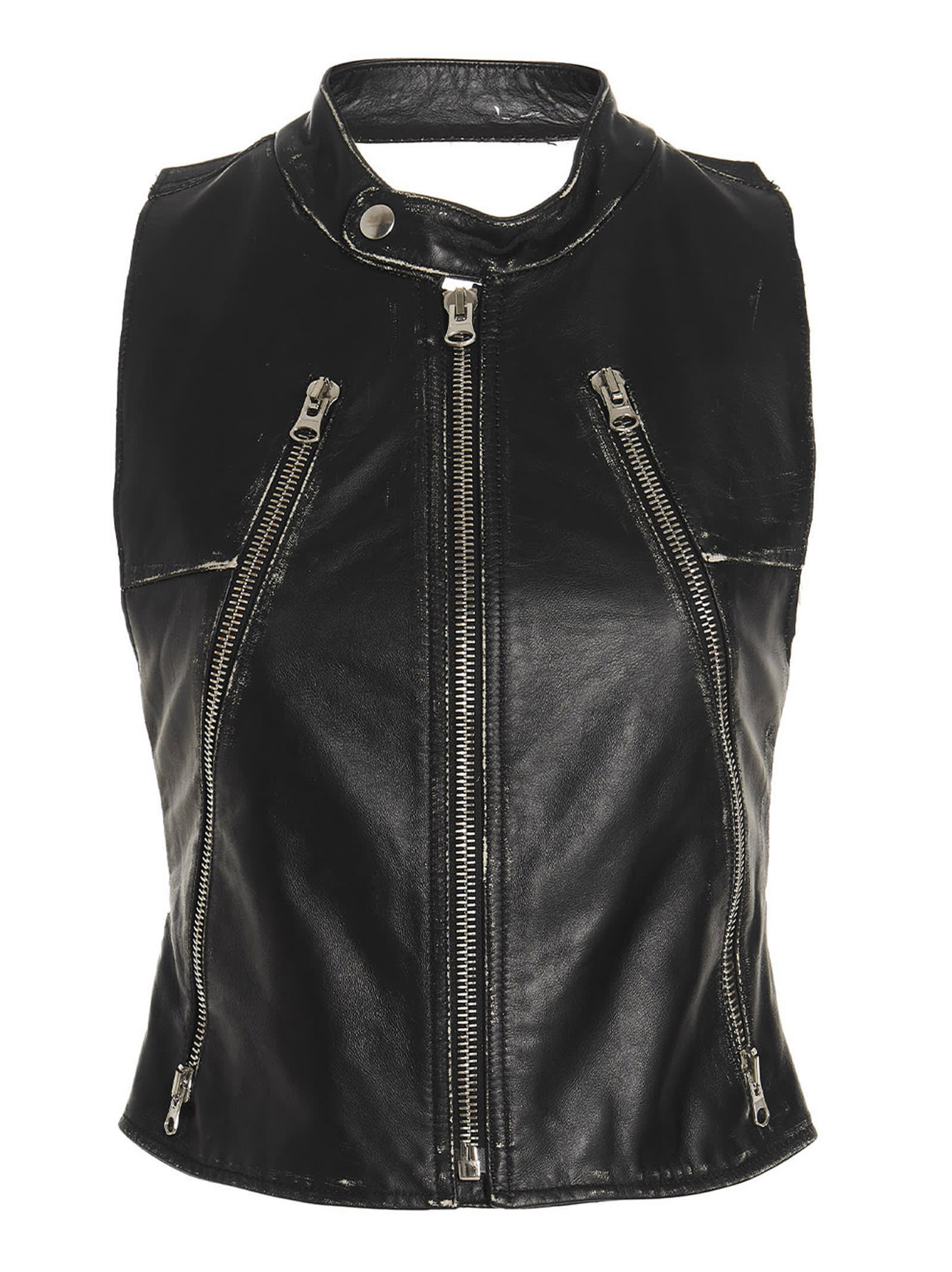 MM6 Maison Margiela Leather Vest