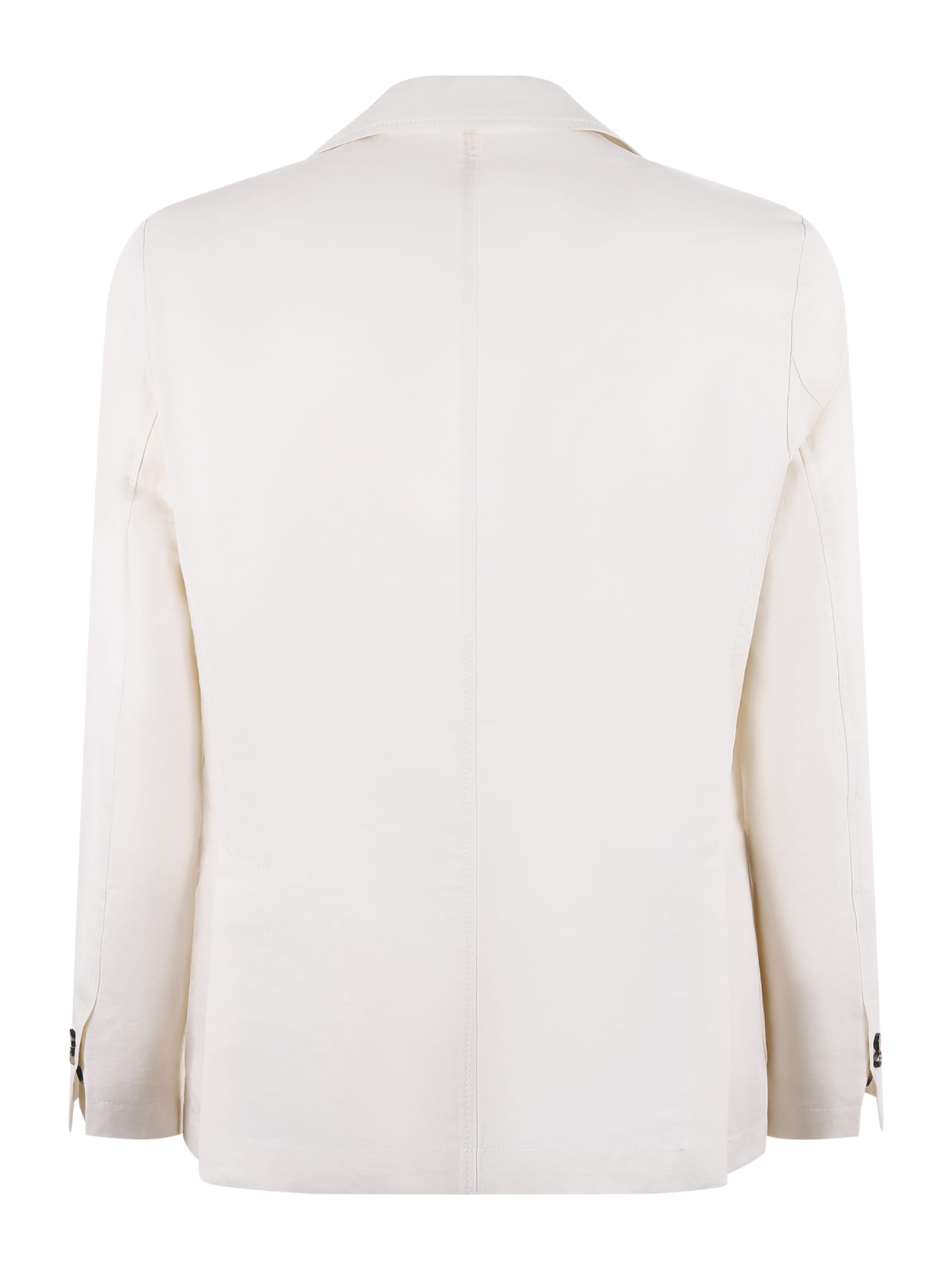 Shop Paoloni Jacket In Ivory