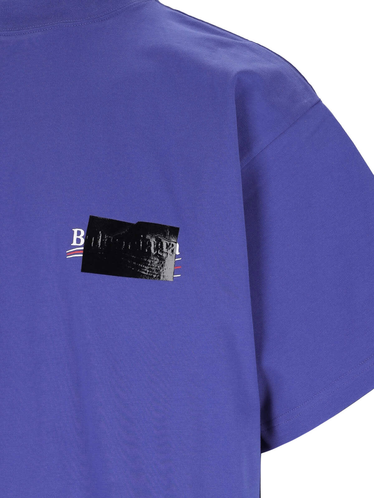 Shop Balenciaga Gaffer T-shirt In Purple