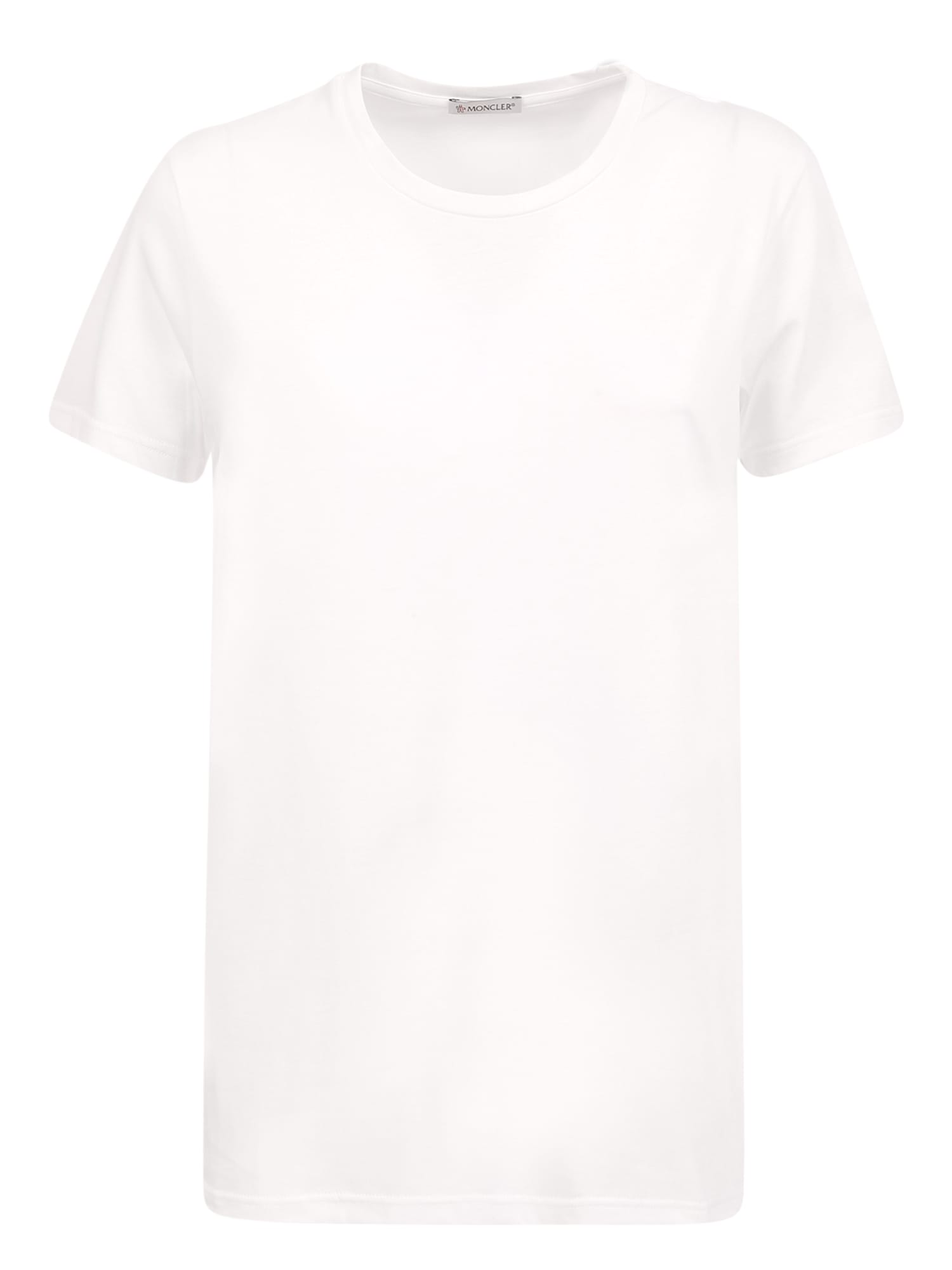 MONCLER BASIC T-SHIRT ENRICHED BY THE ICONIC LOGO BY MONCLER