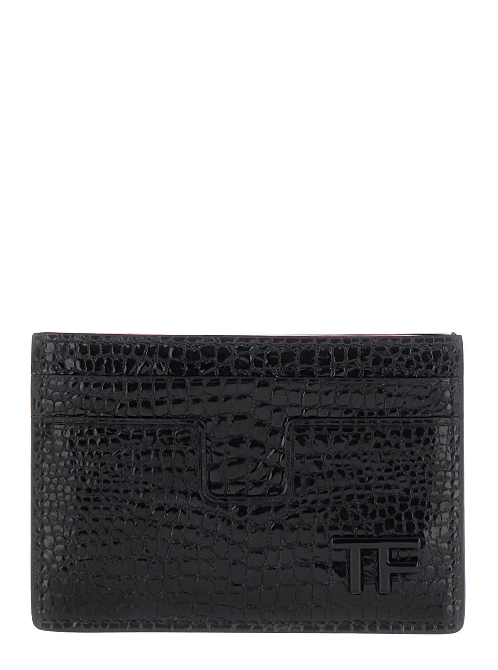 Black Leather Card Holder