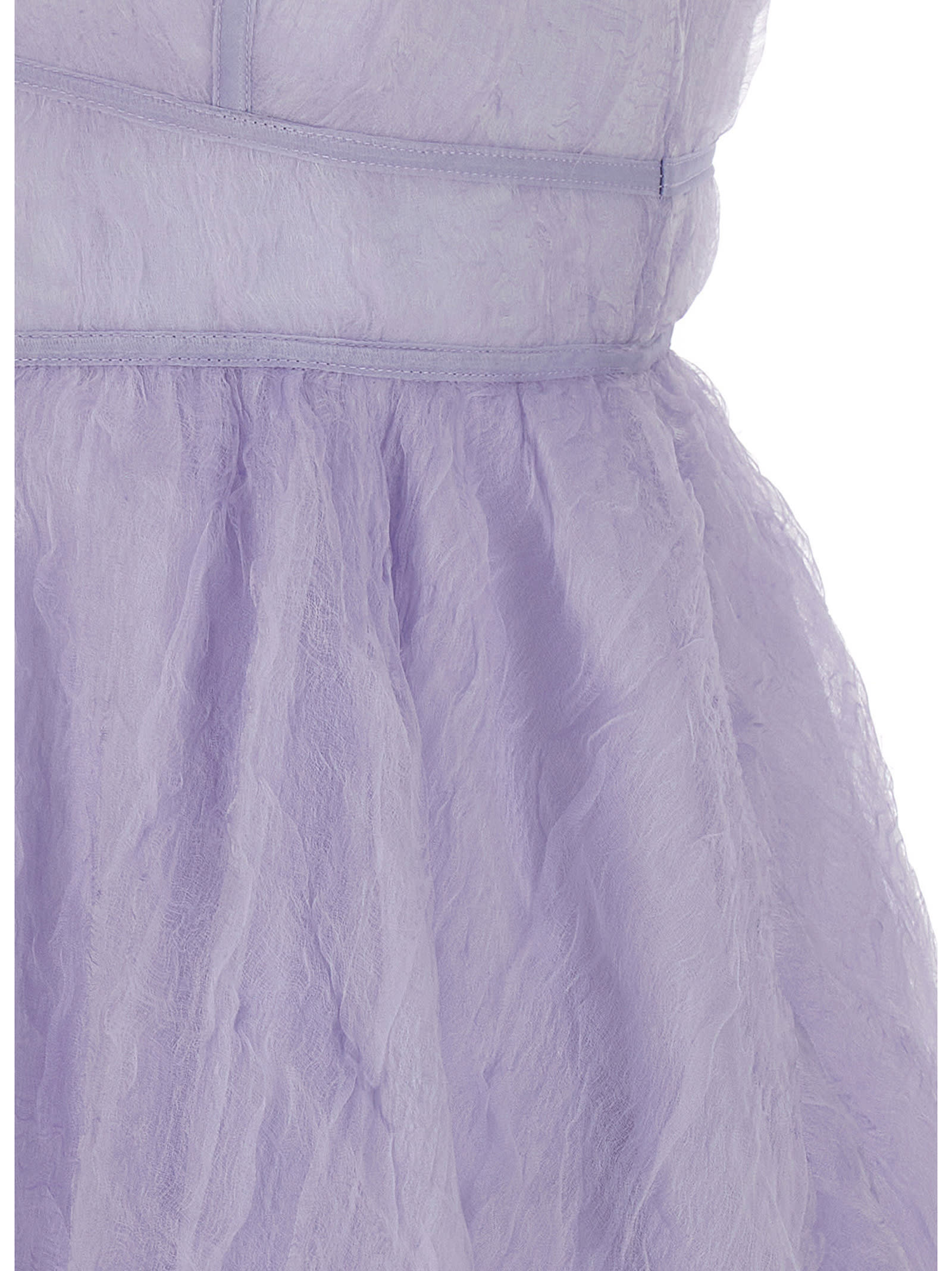 Shop Cecilie Bahnsen Demi Dress In Purple