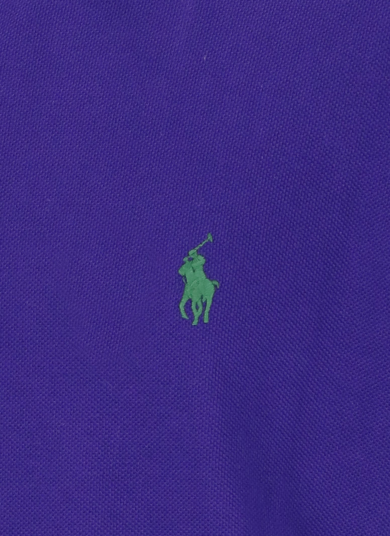 Shop Ralph Lauren Pony Polo Shirt In Purple