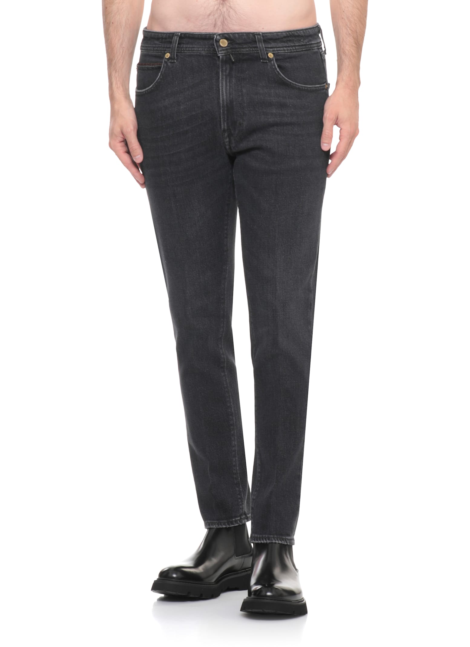 Briglia 1949 Five-pocket Trousers In Black