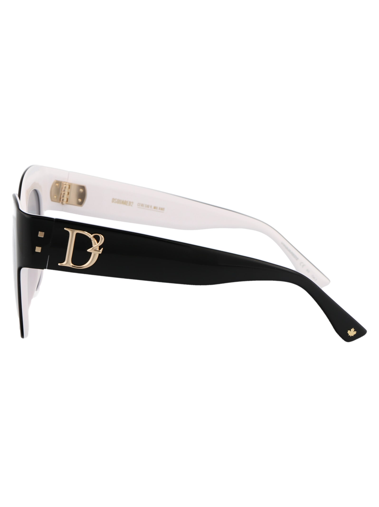 Shop Dsquared2 D2 0097/s Sunglasses In 80s9o Black White