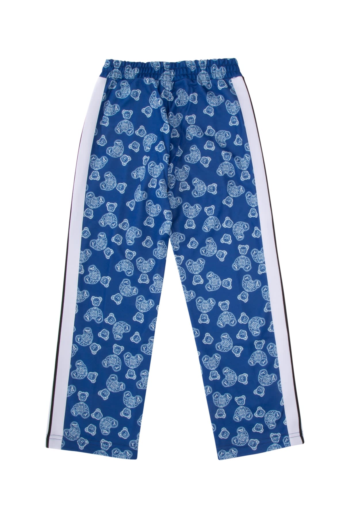 Palm Angels Kids' Pantalone In Blueoffw