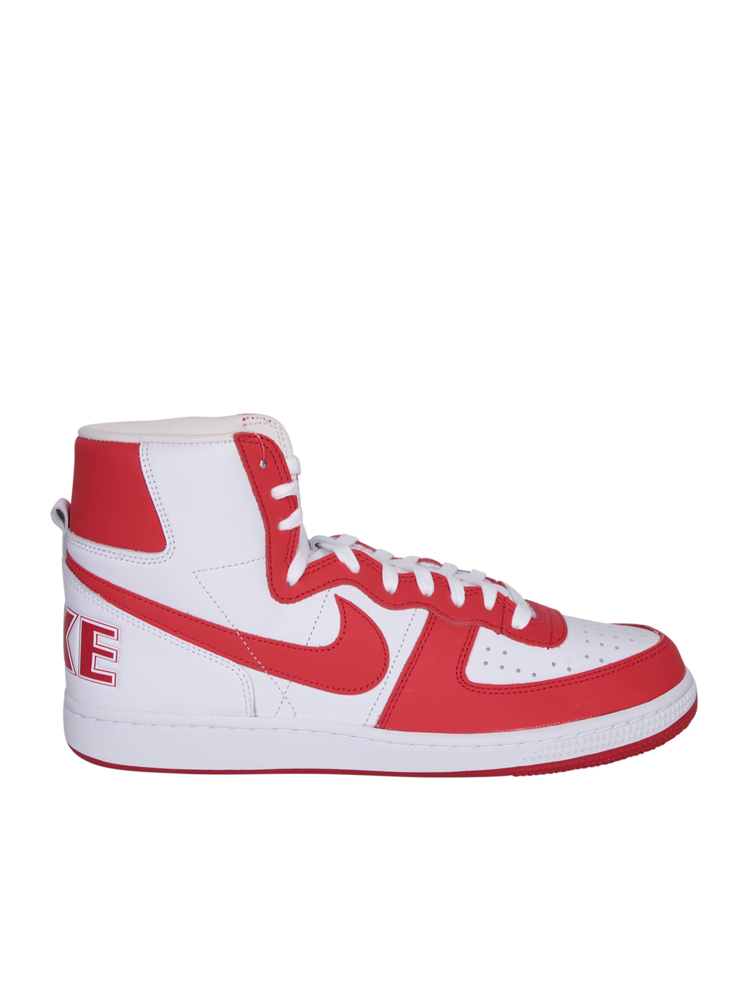 Comme Des Garçons Homme Deux Trainers High-top Nike Terminator White/red