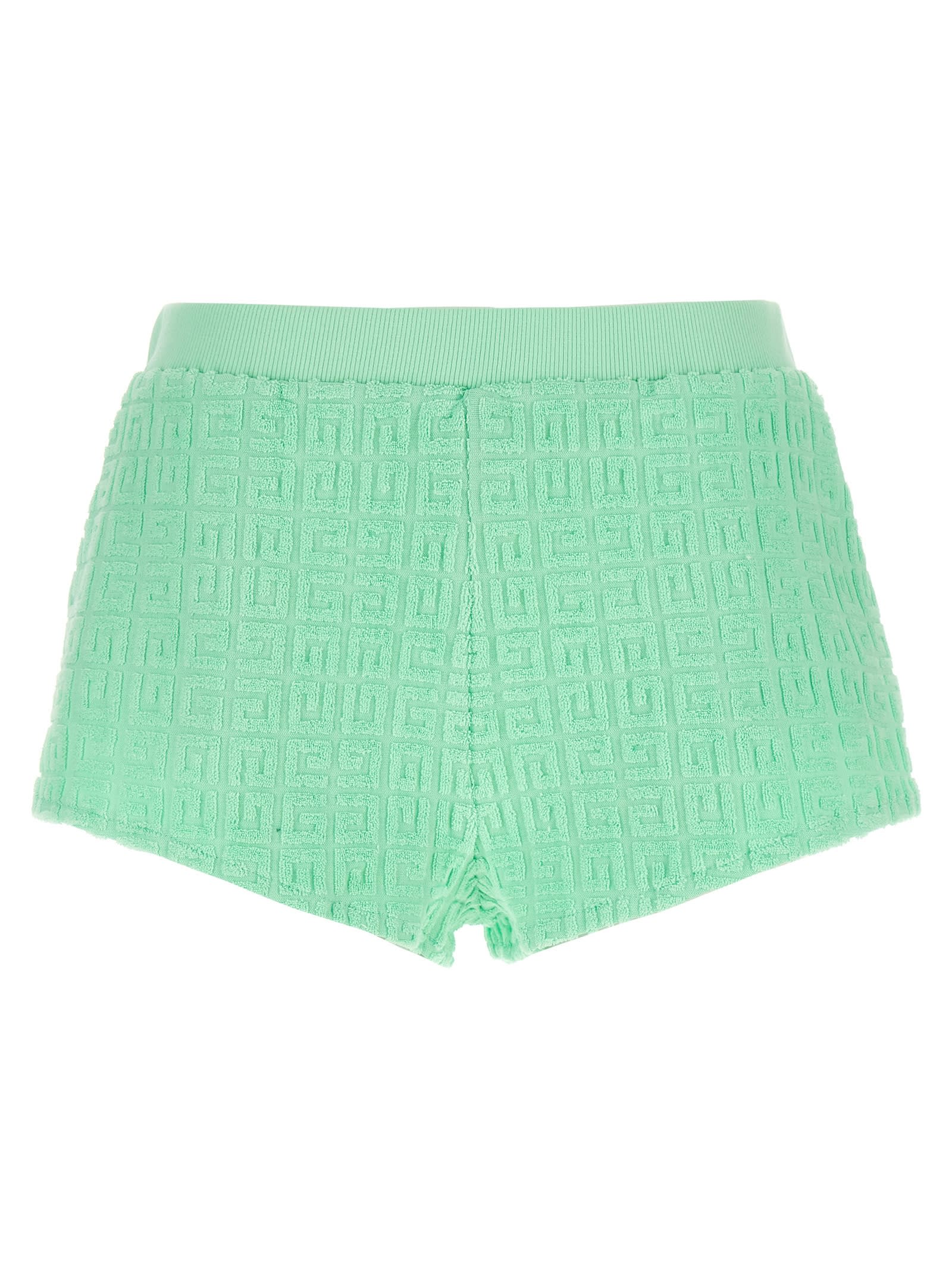 Shop Givenchy Plage Capsule Shorts In Green