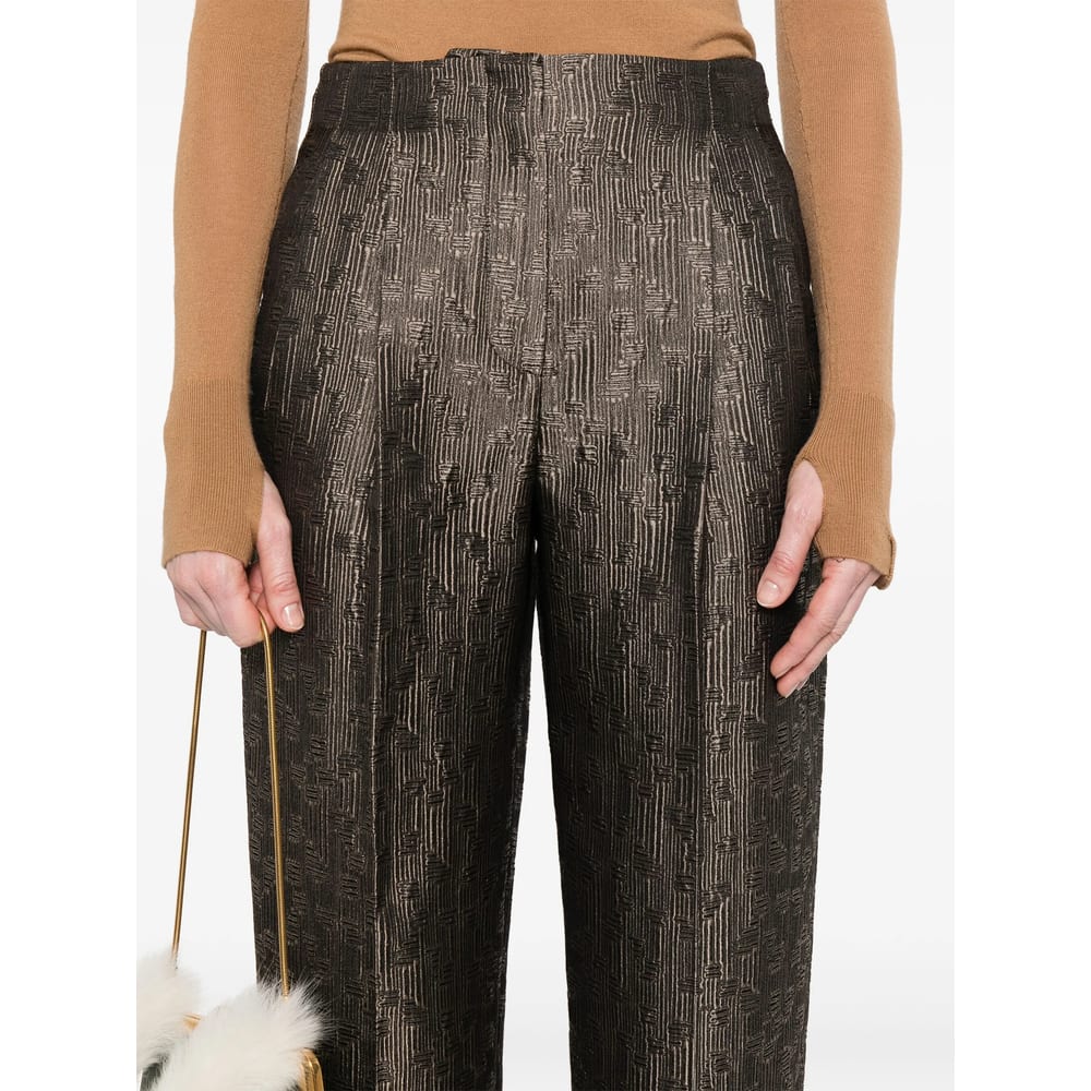 Giorgio Armani Trouser In Brown