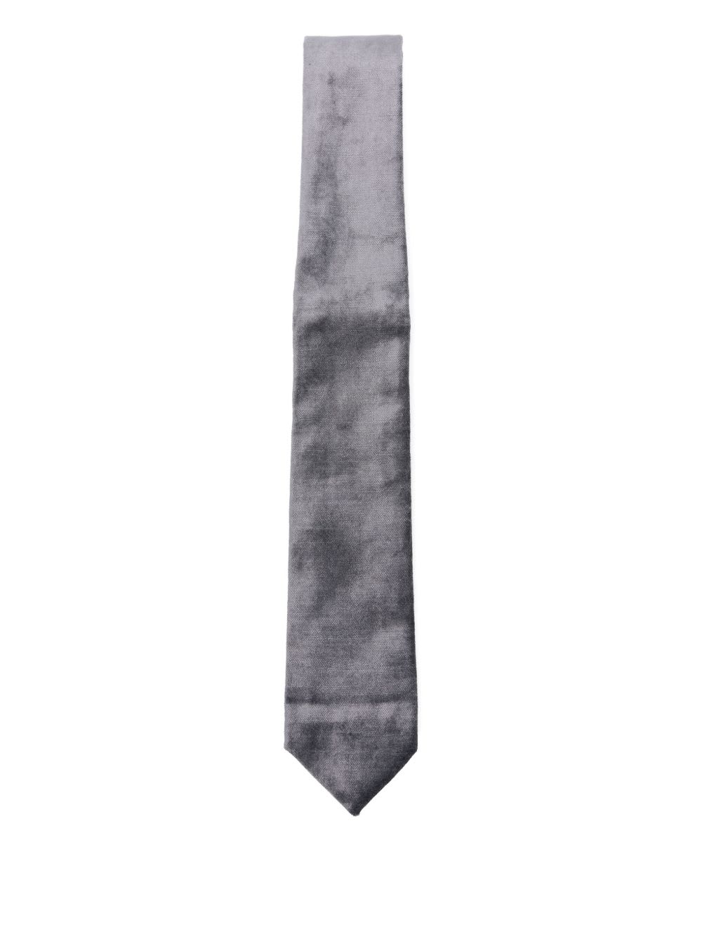 Forte Forte Velvet Tie In Gray