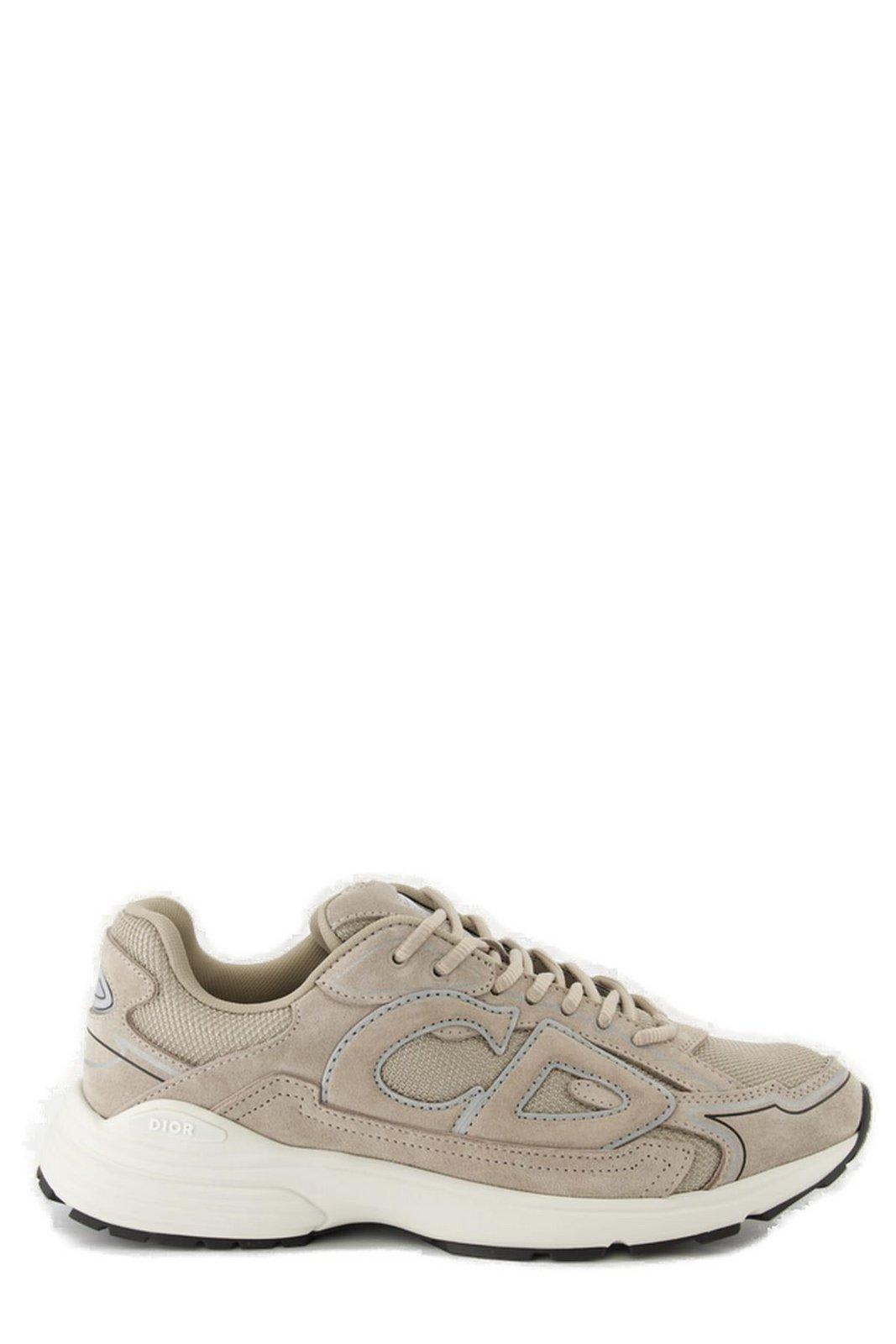 Dior B30 Logo Patch Lace-up Sneakers