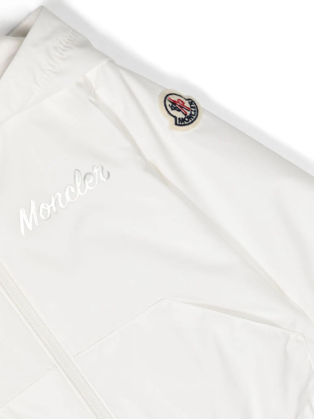 Shop Moncler Evanthe Jacket In White