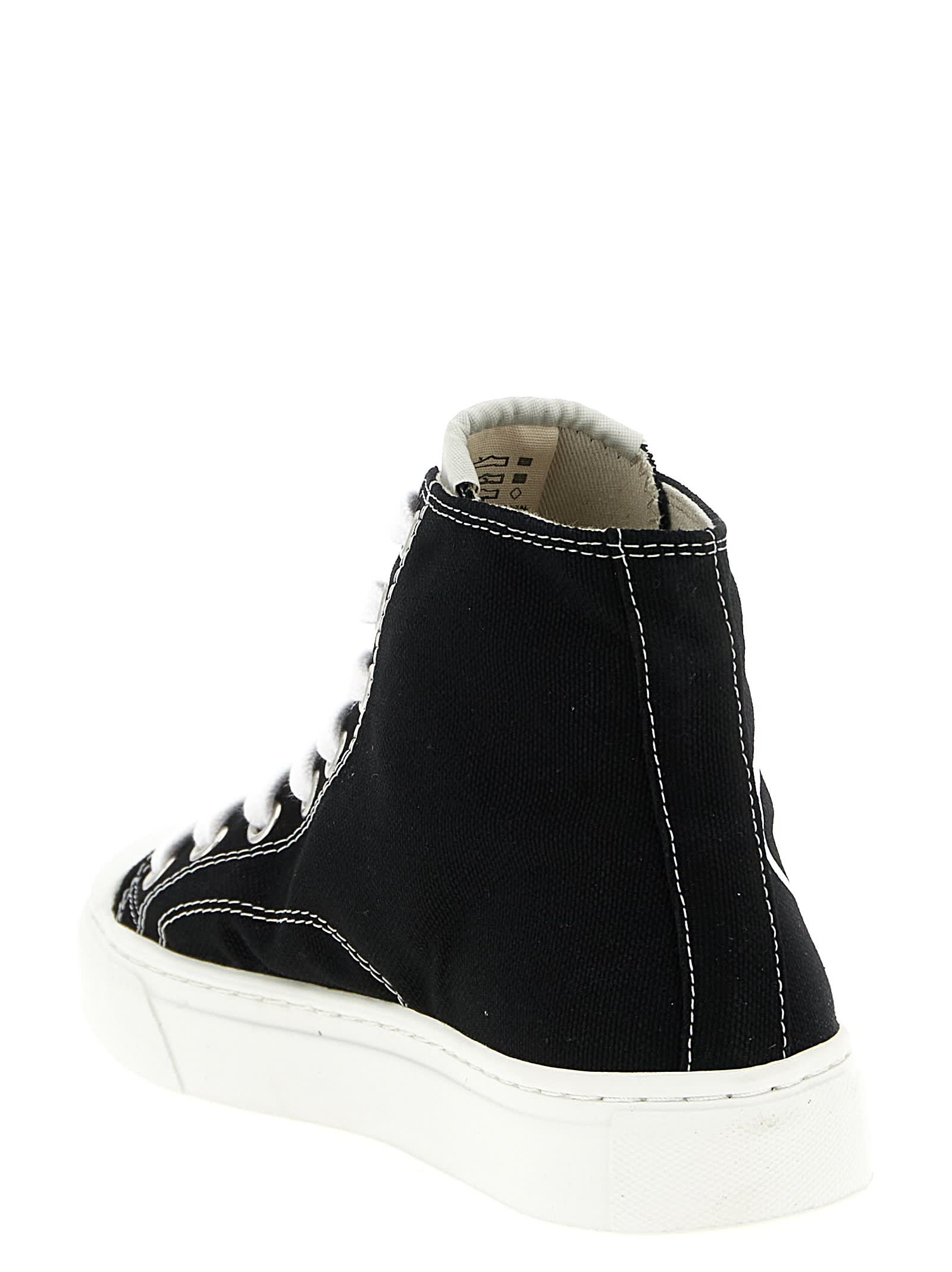 Vivienne Westwood High-top Sneakers With Graphic Emblem And Textured Sole In Multi