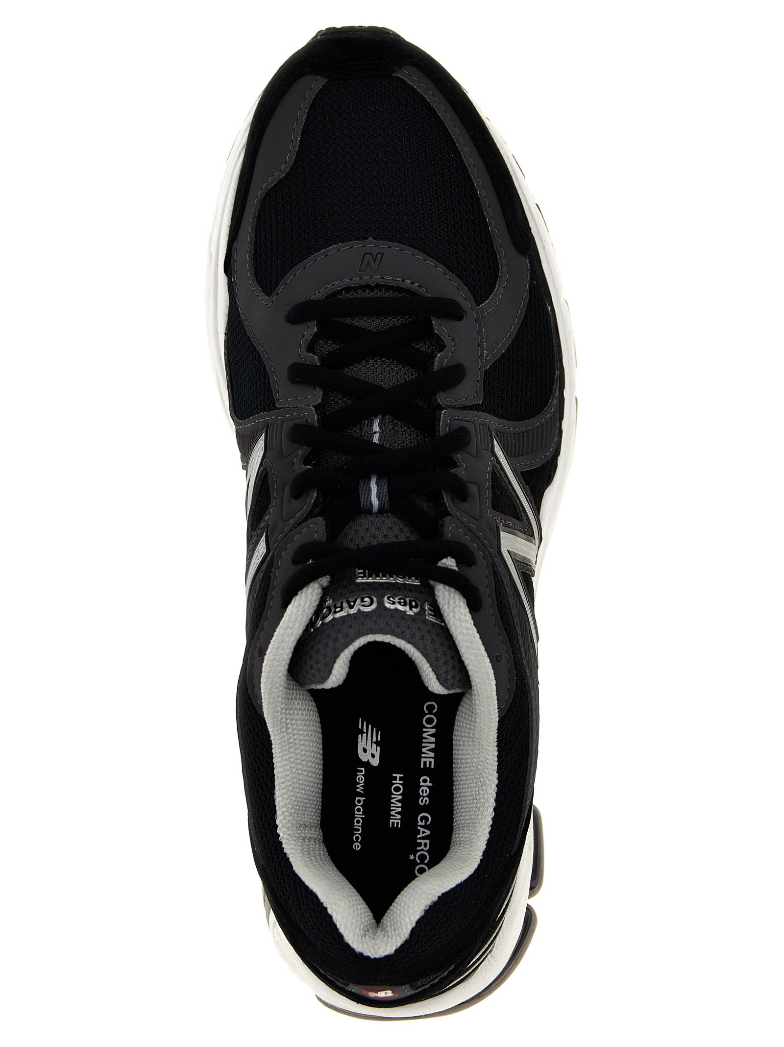 Shop Comme Des Garçons Homme Deux Comme Des Garçons X New Balance 860 Sneakers In Black