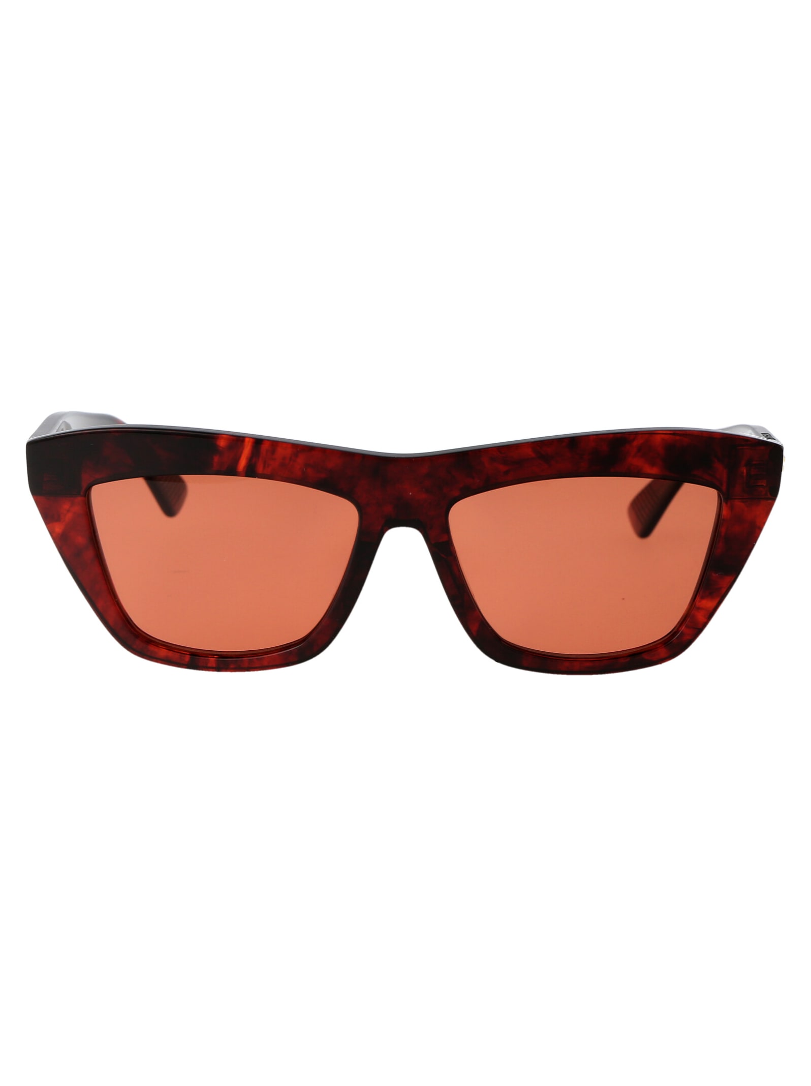 Shop Bottega Veneta Bv1121s Sunglasses In 006 Havana Havana Orange