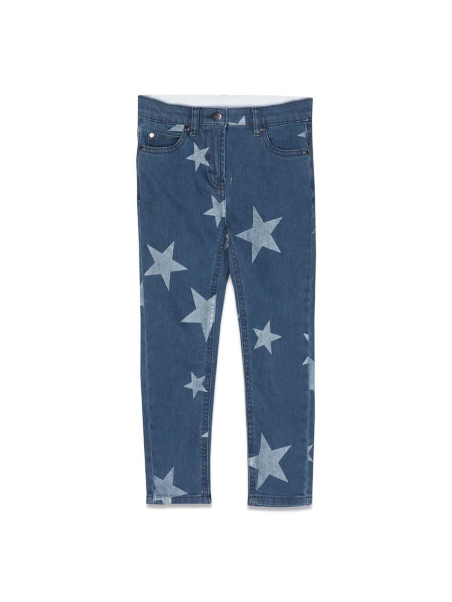 Shop Stella Mccartney Jeans With Stars In Multicolour