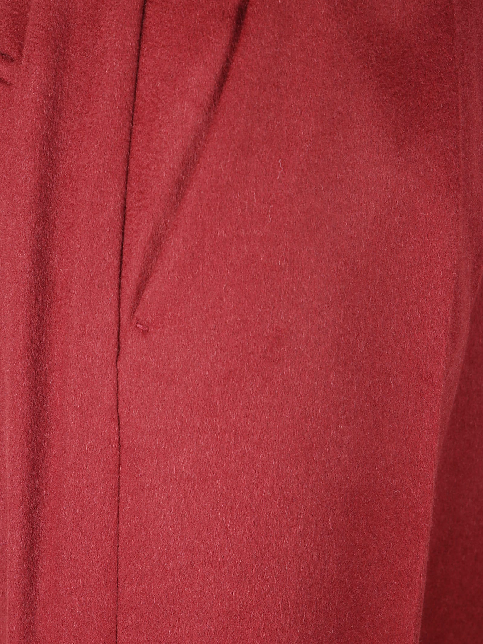 Max Mara Carbon Trousers In Red